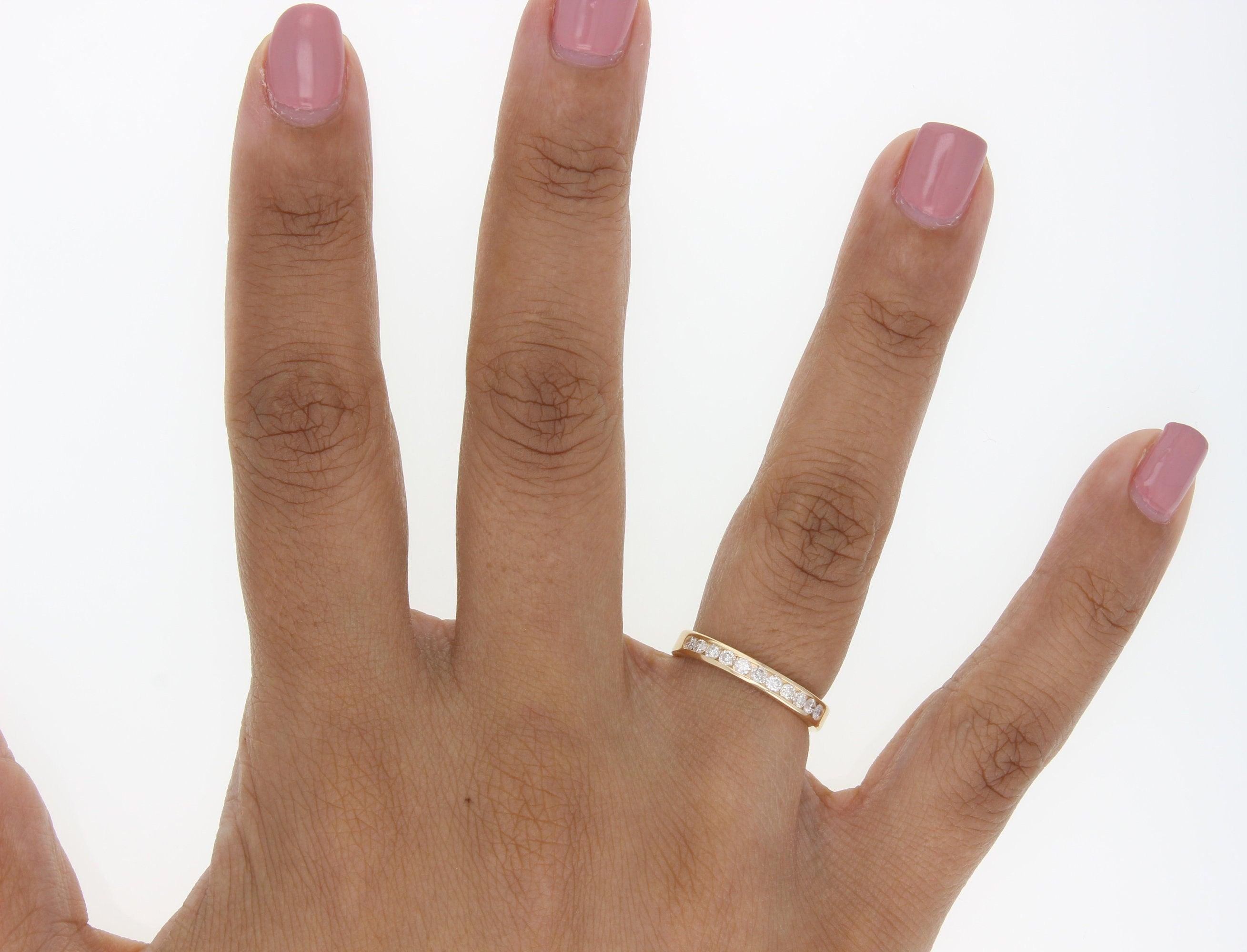 1/3 Ct. Channel Set Diamond Wedding Band