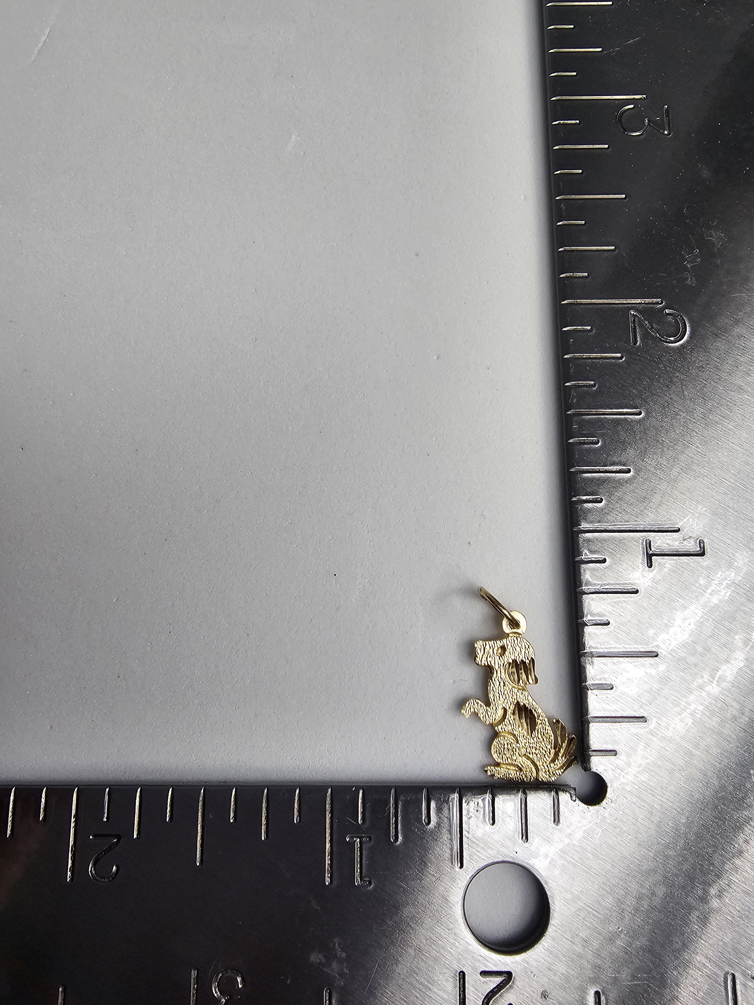 Puppy Charm with Diamond Cuts