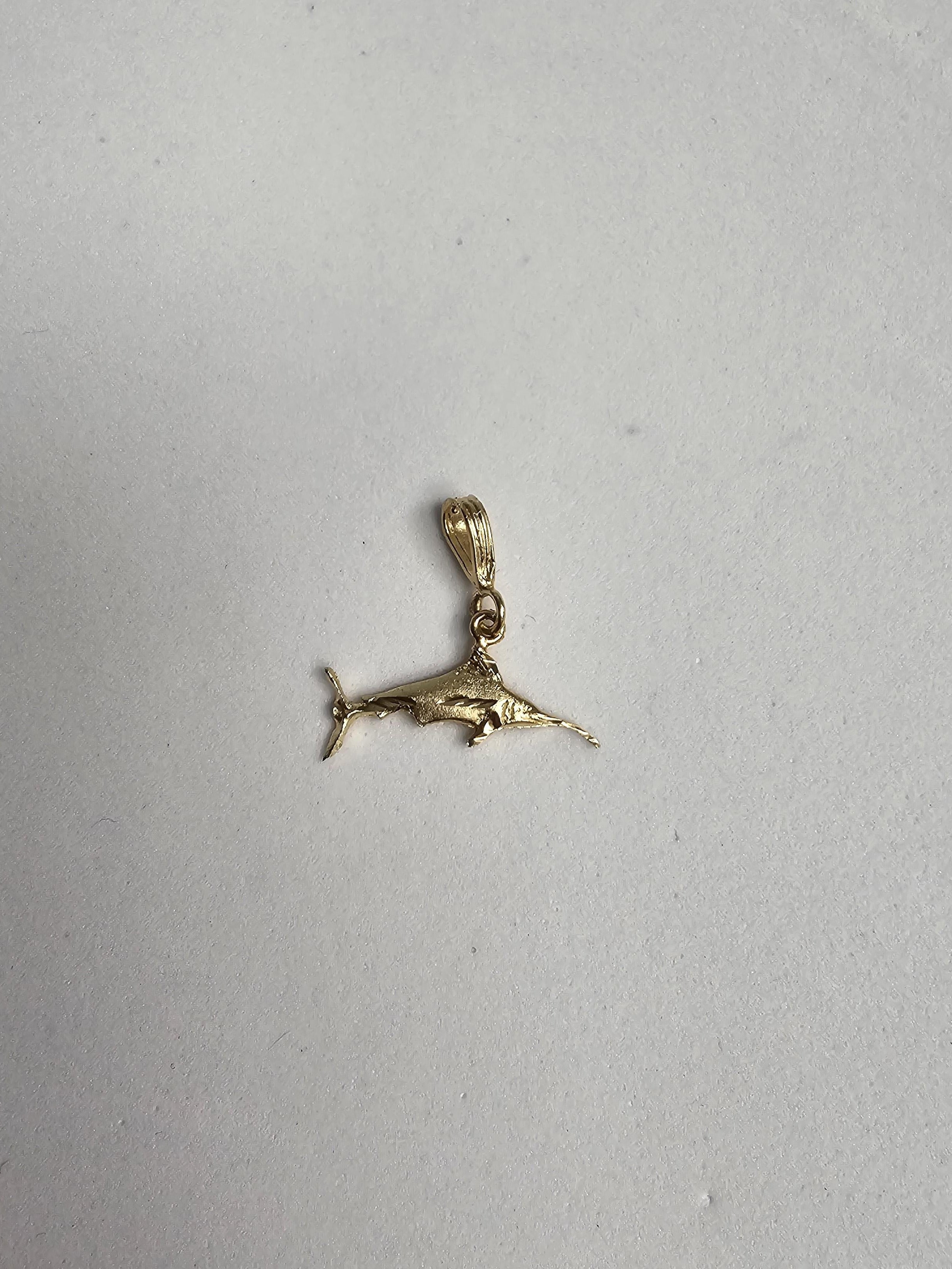 Marlin Charm Necklace