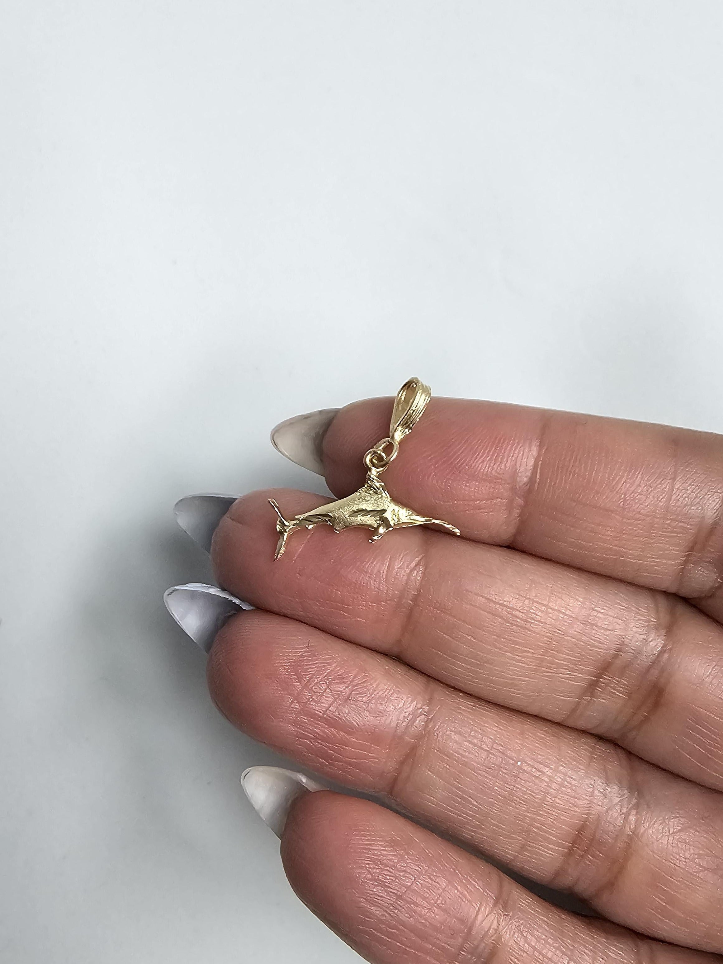 Marlin Charm Necklace