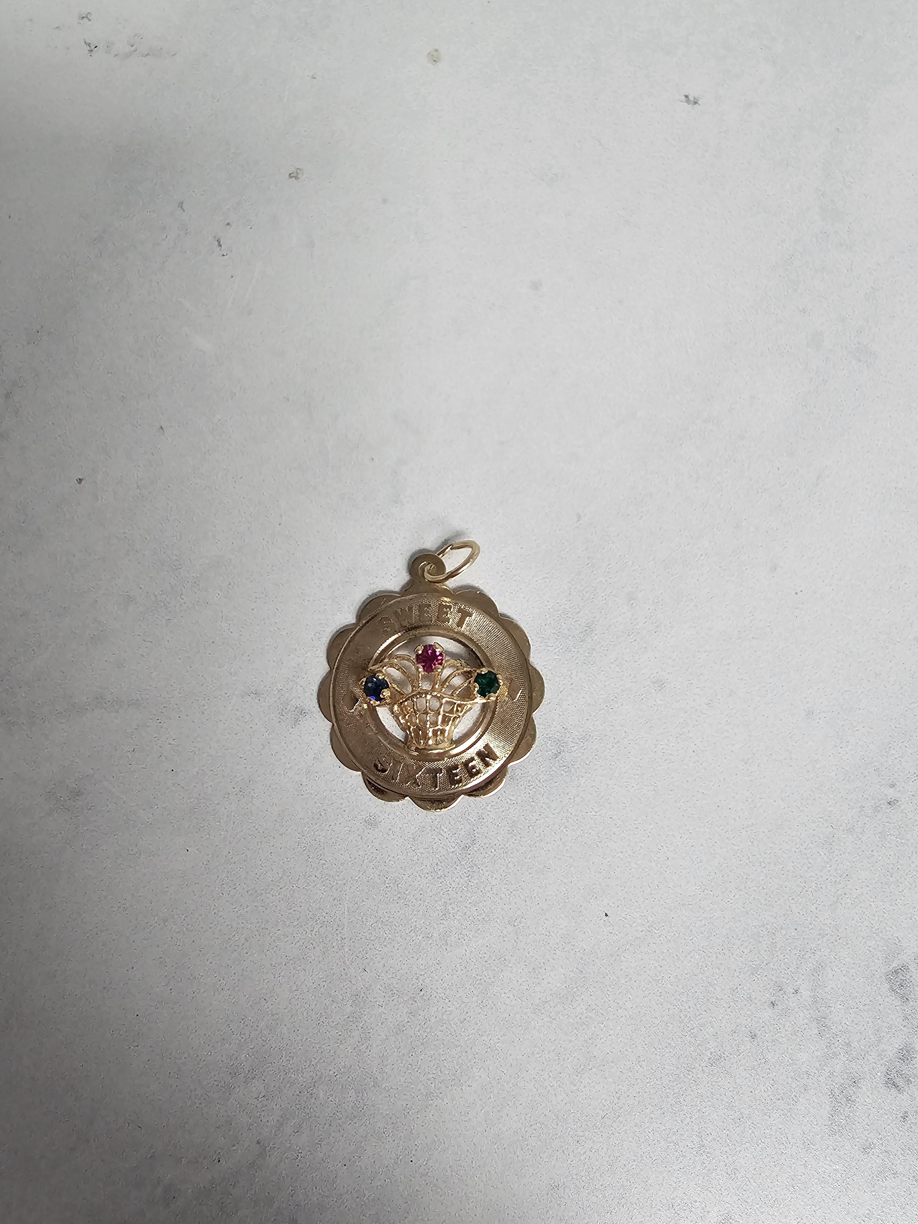 Sweet 16 Charm Necklace