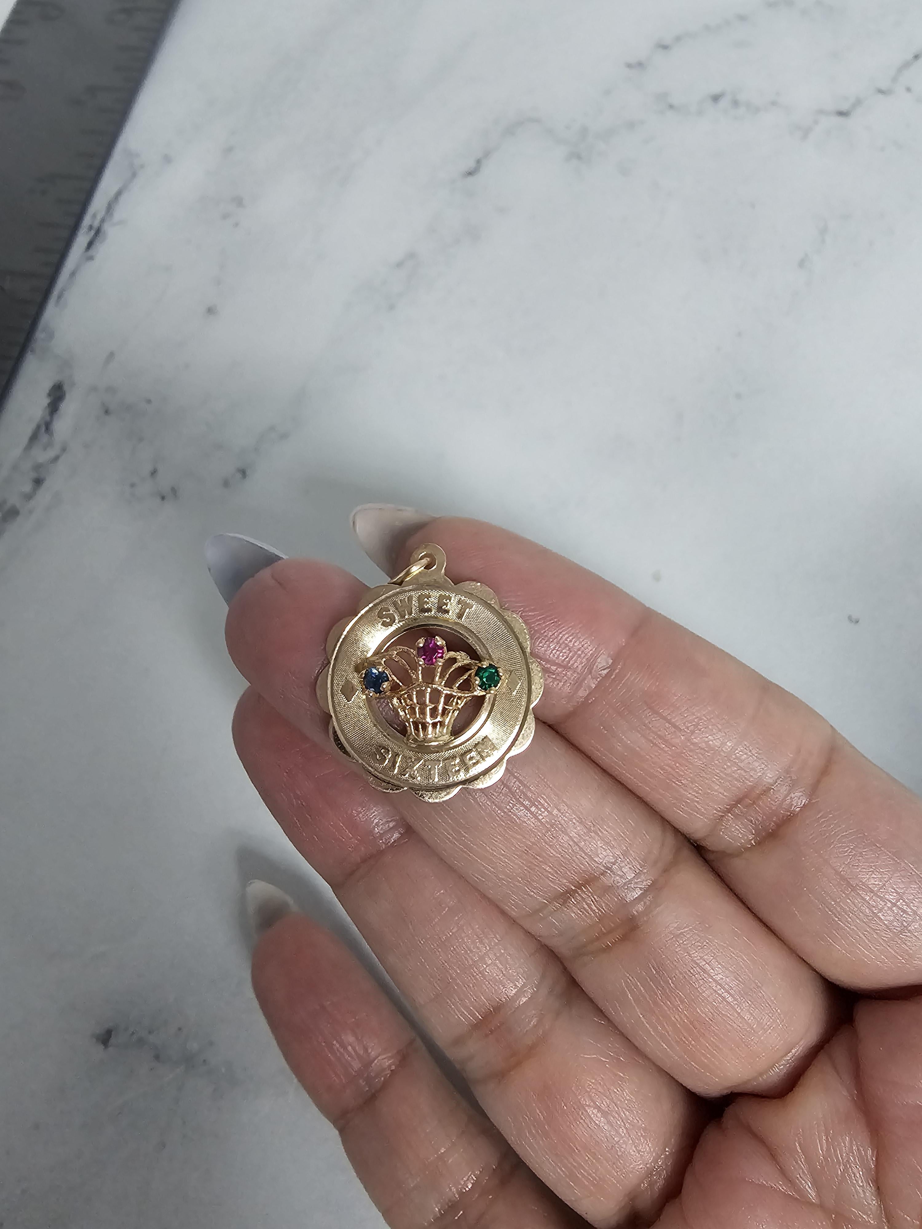 Sweet 16 Charm Necklace