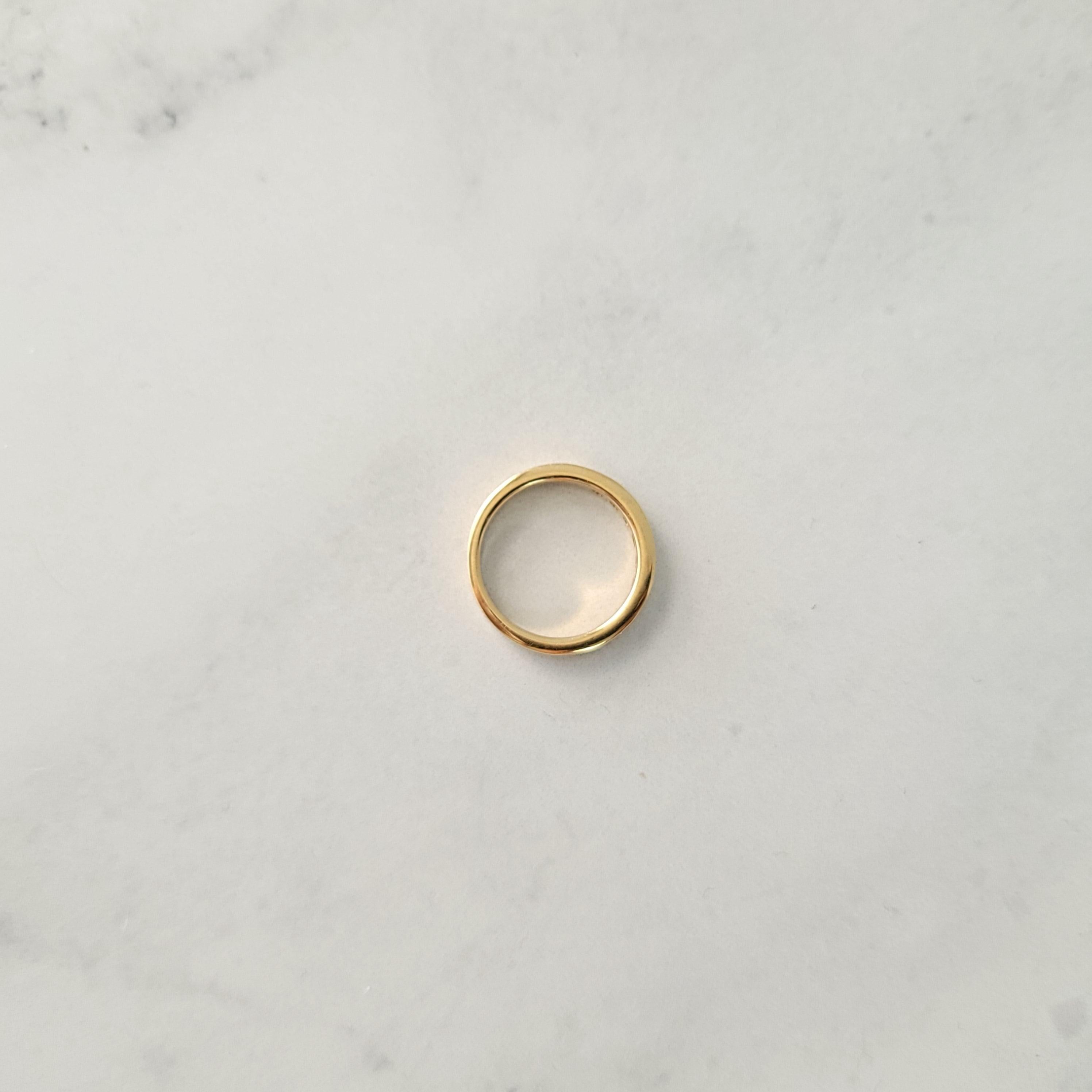 3.5MM Three Quarter Diamond Wedding Band