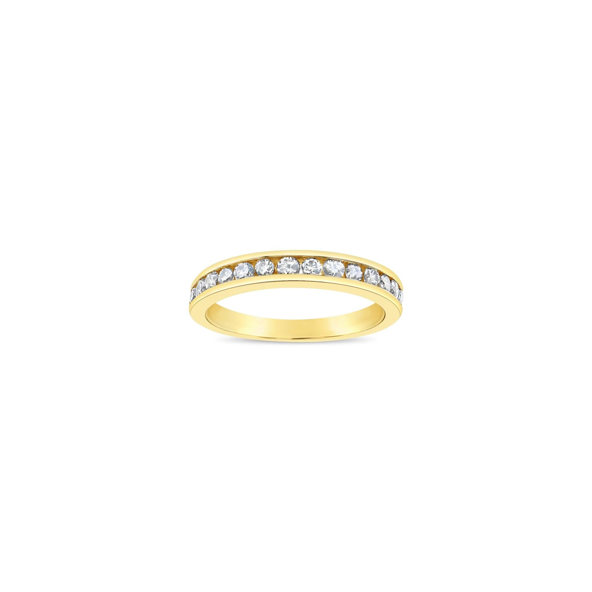 3MM Half Carat Round Diamond Wedding Band
