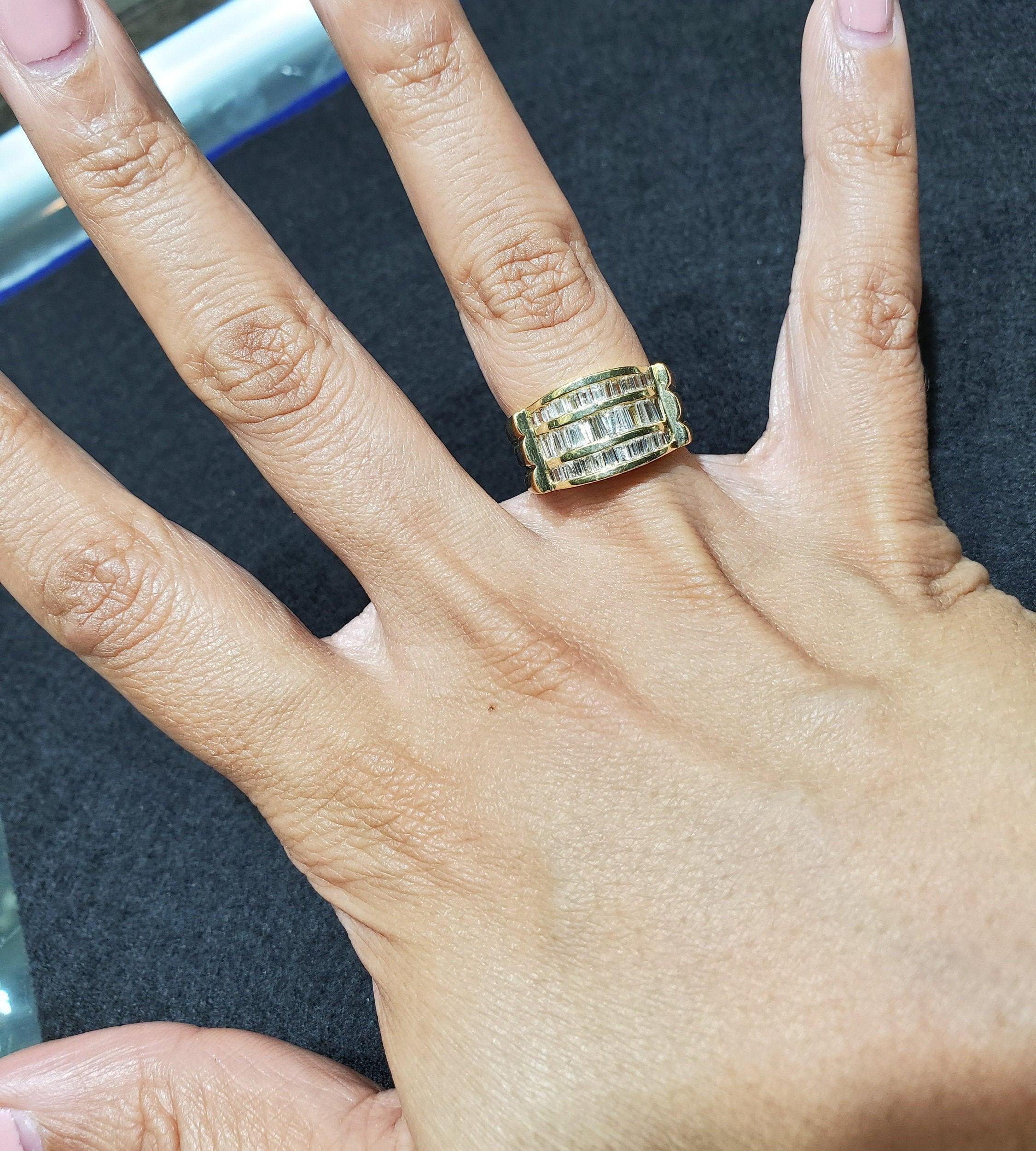 Baguette Diamond Cocktail Ring