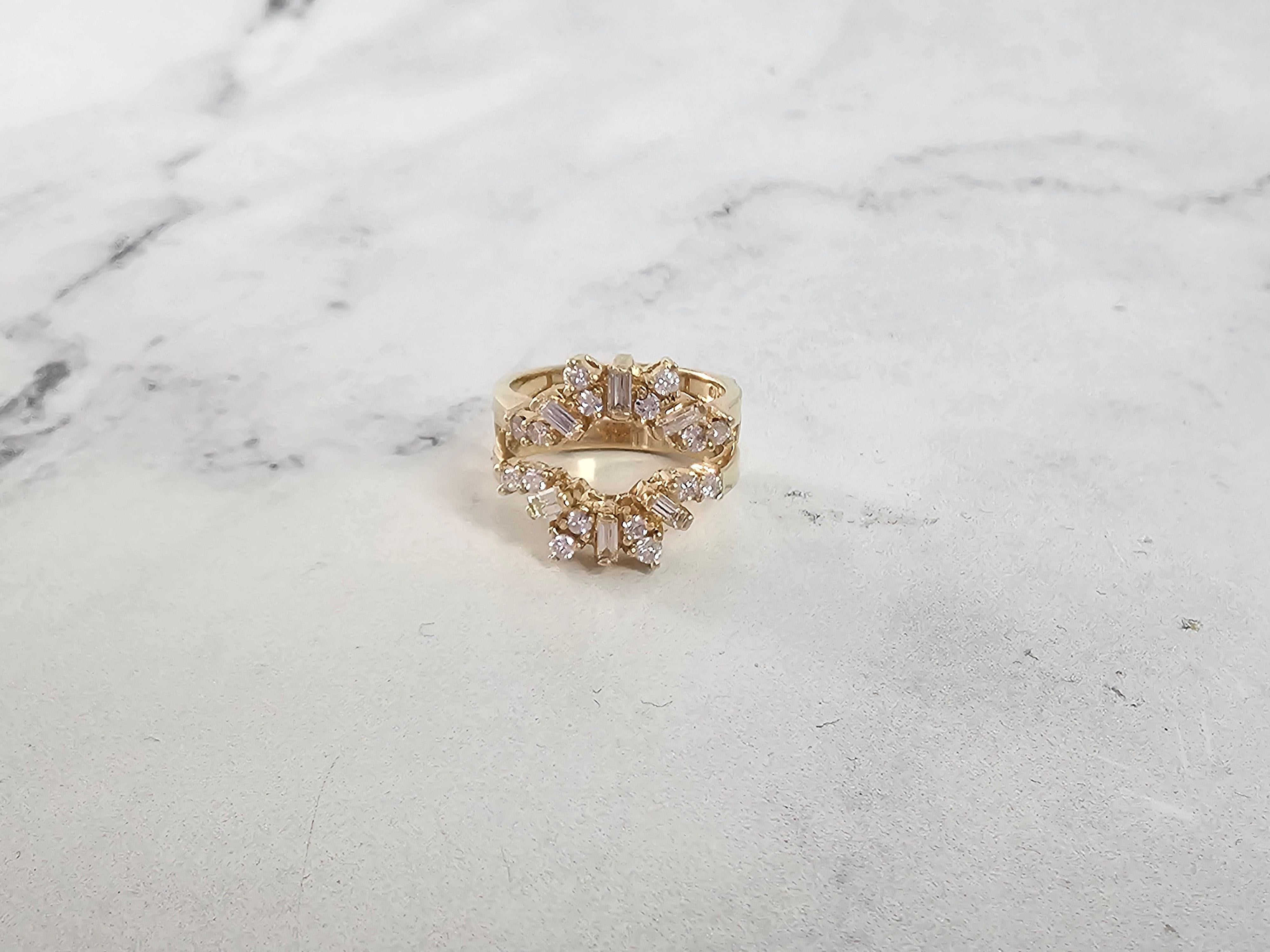 Baguette Diamond Ring Guard