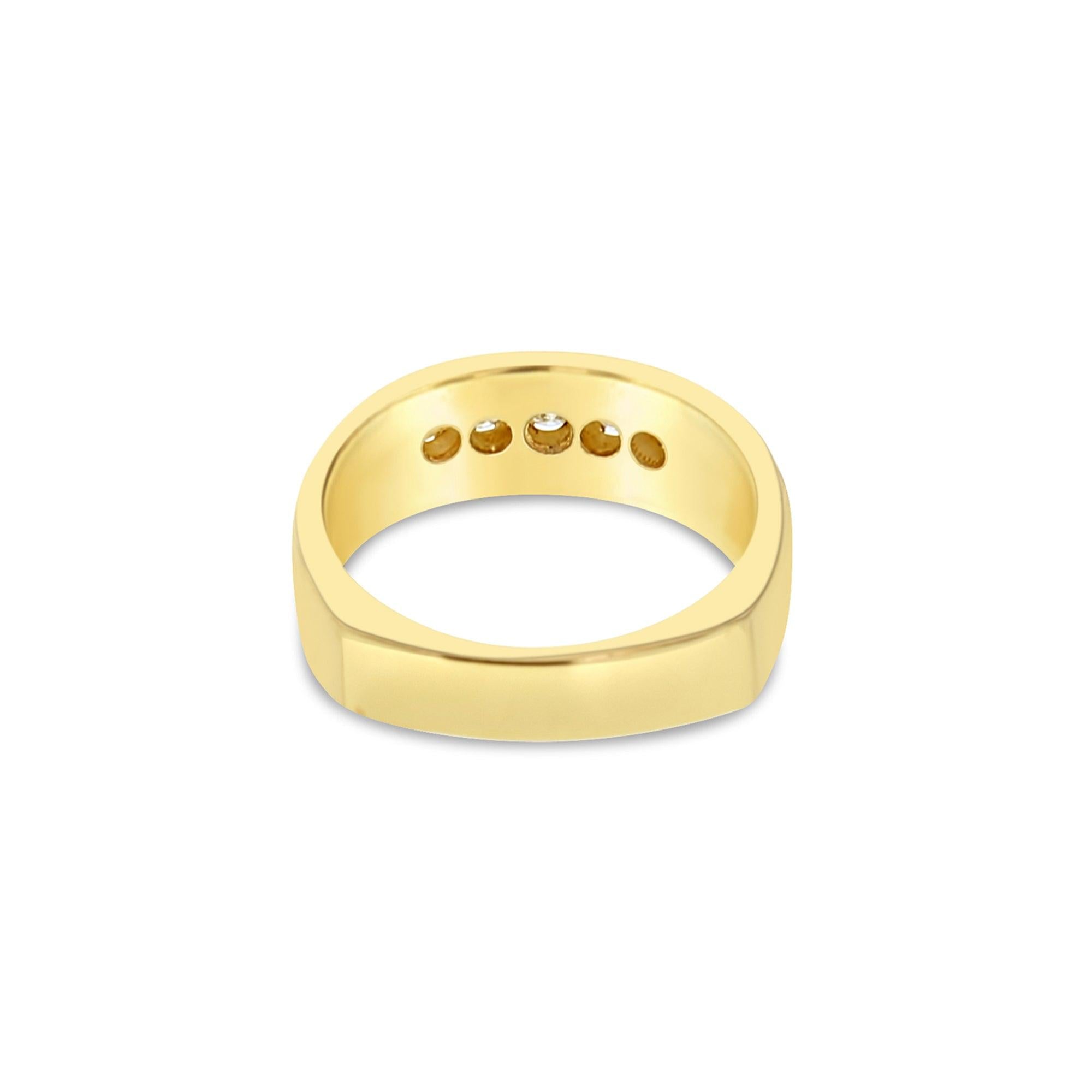 Brushed Matte Finish Diamond Wedding Band European Shank