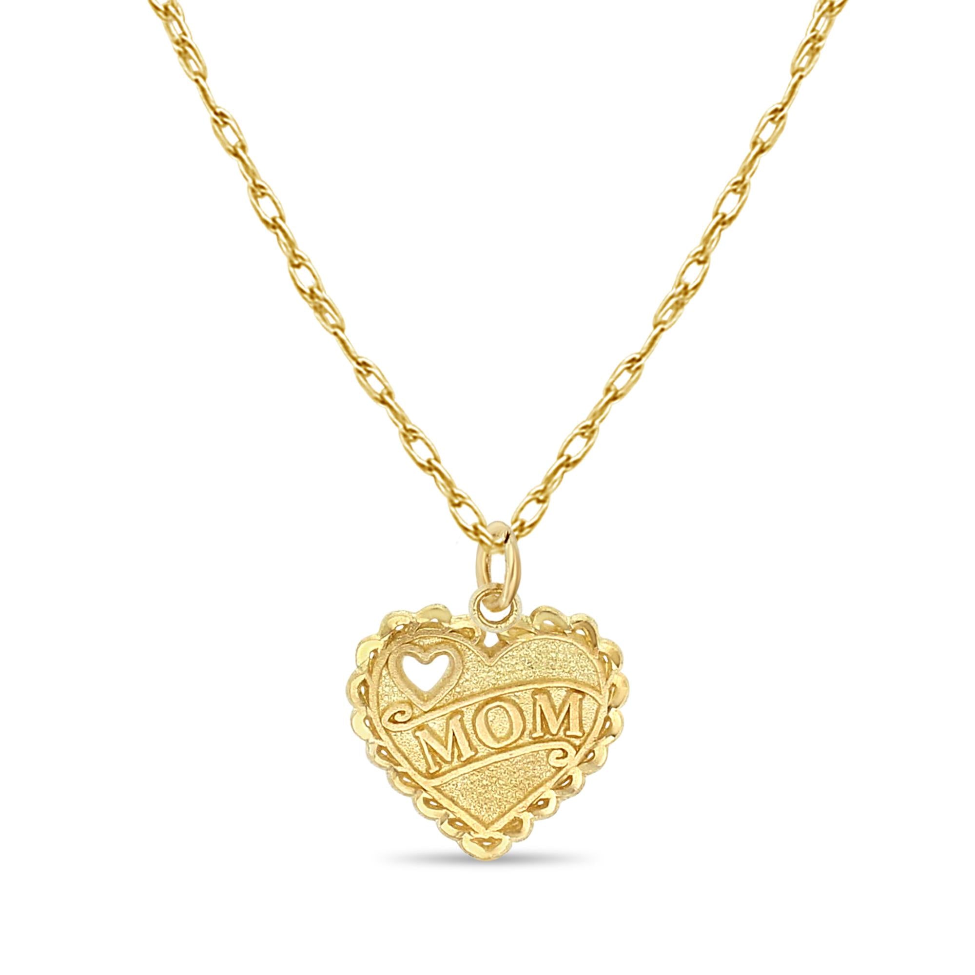 Heart Shaped Mom Necklace