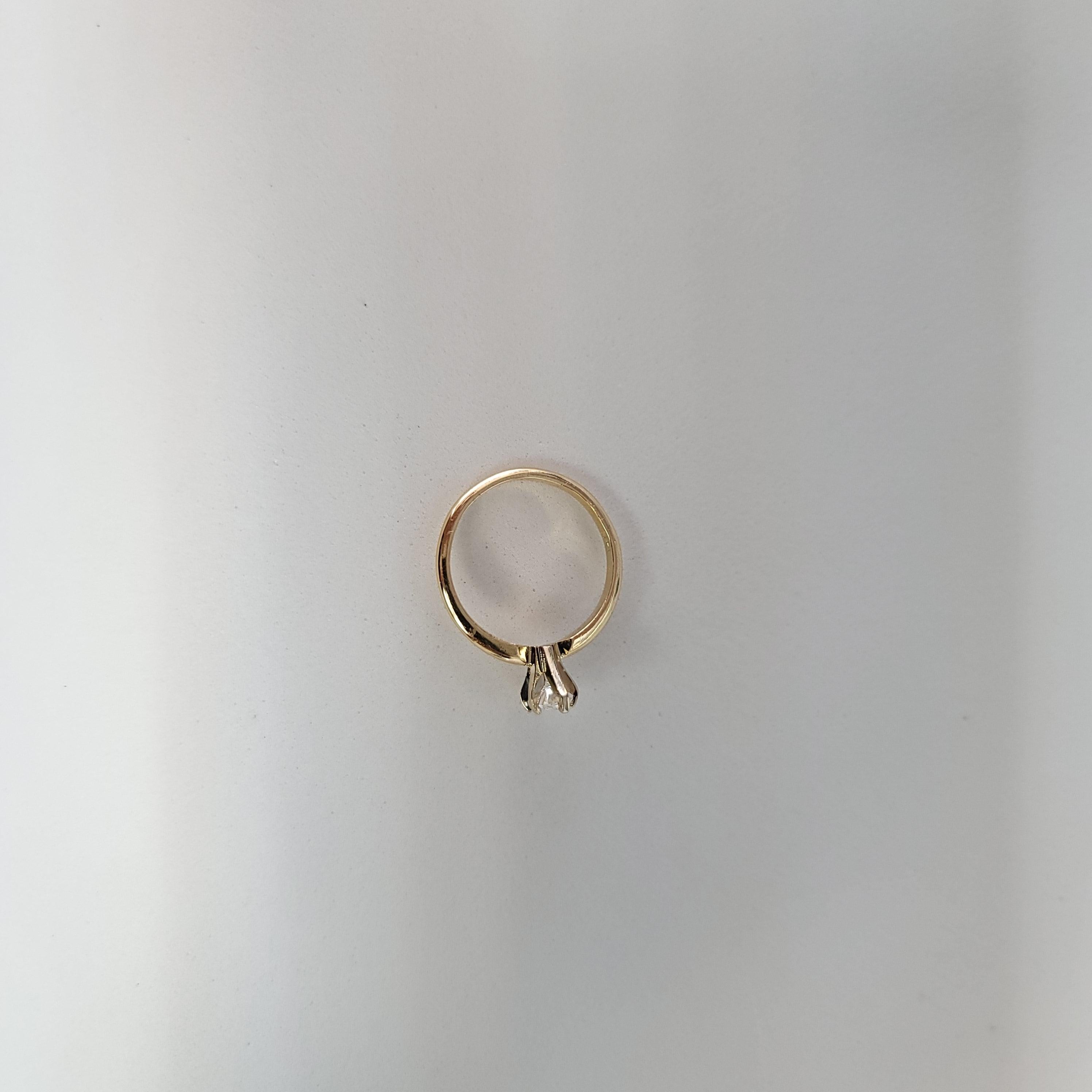 Marquise Half Carat Solitaire Diamond Engagement Ring