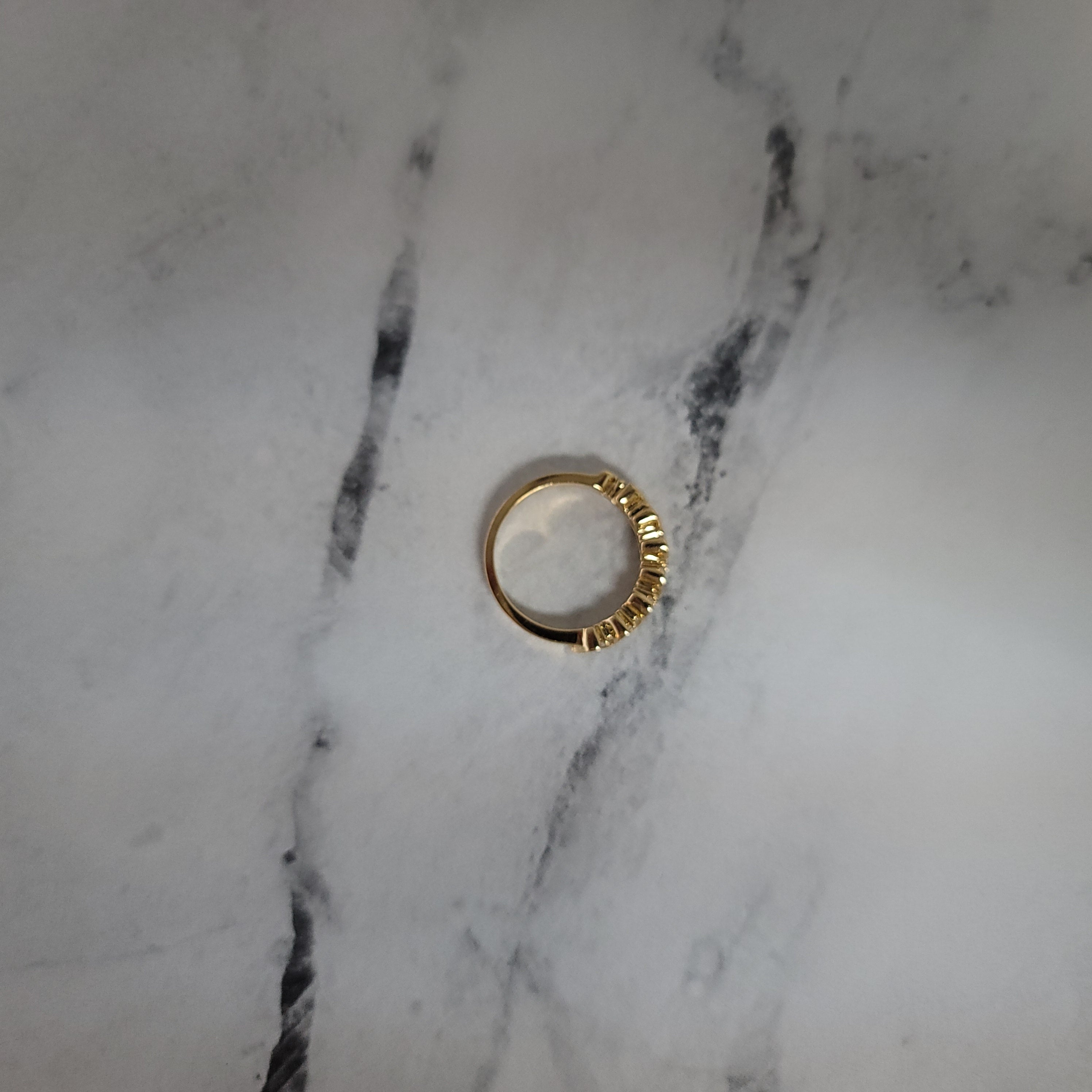 Alianza de boda con diamantes estilo S, 0,60 ct, oro amarillo de 14 k