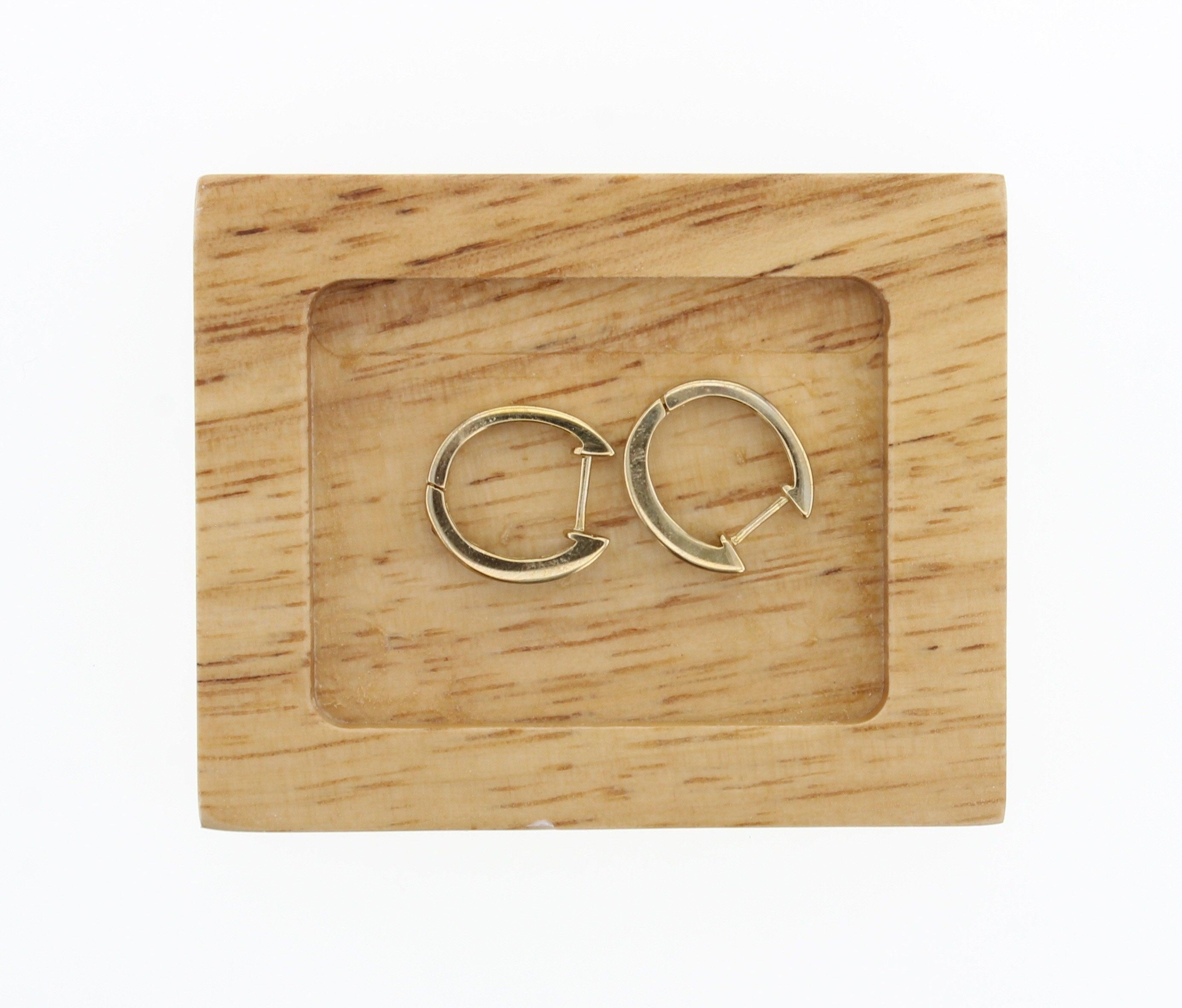 Sapphire Diamond Huggie Earrings .65cttw 14k Yellow Gold
