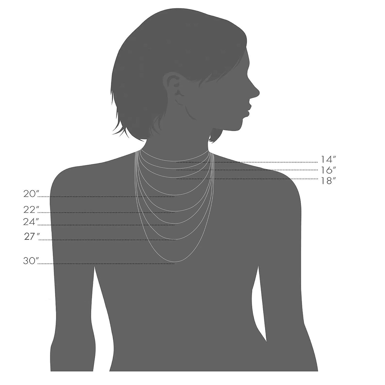 Thin Dainty Solid Gold Rope Chain .95mm 14k Yellow Gold