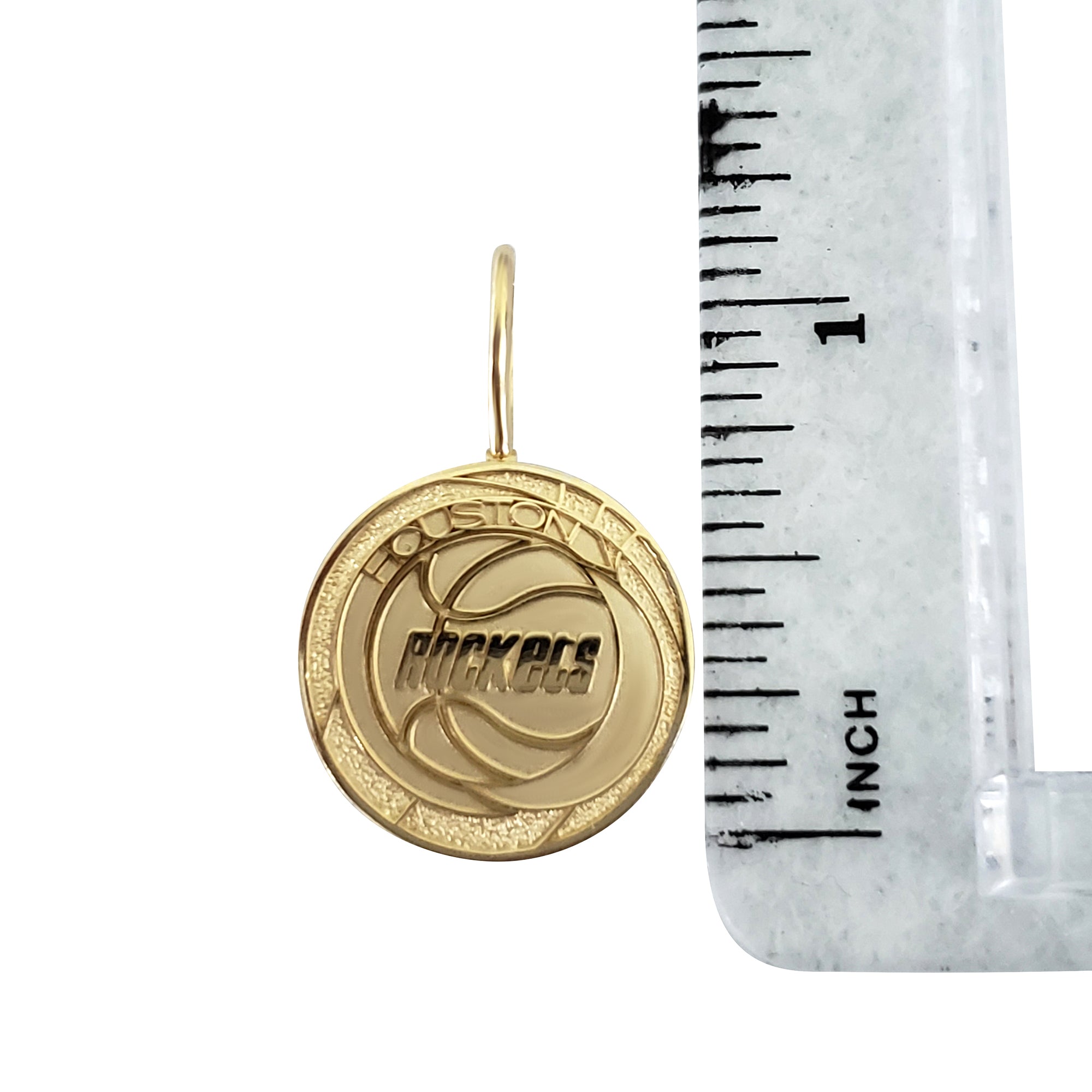 Vintage Houston Rockets Pendant 14k Yellow Gold