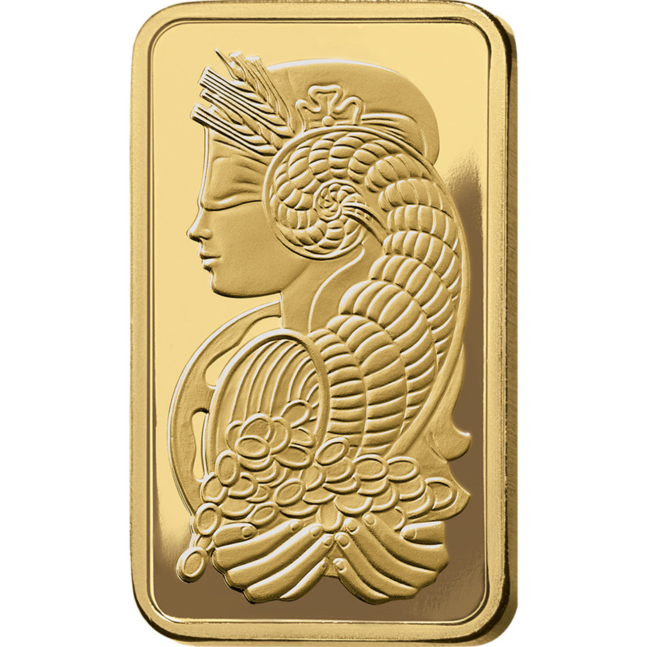 Moneda de oro Pamp Credit Suisse de 2,5 gramos con bisel pulido