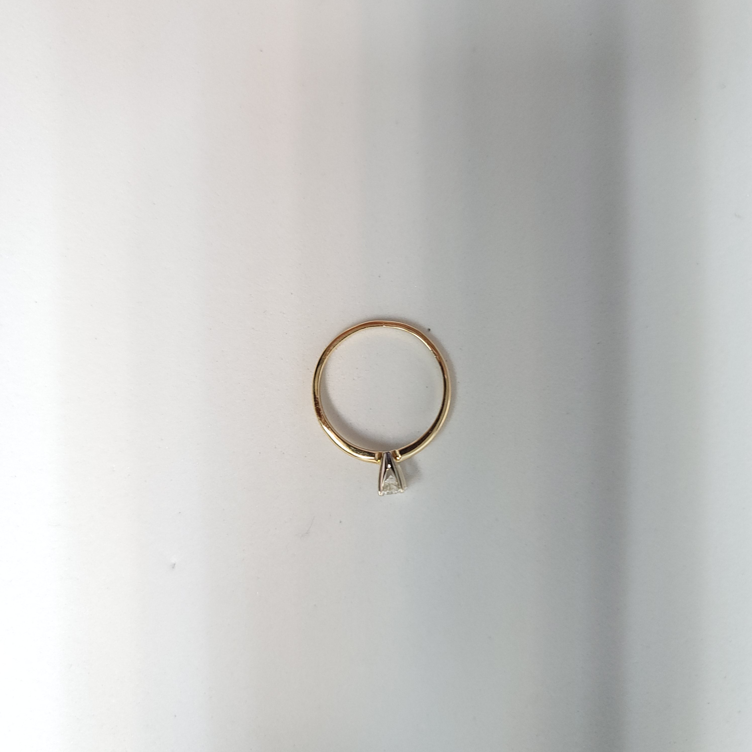 1/4 Carat Solitaire Diamond Engagement Ring .25cttw 14k Yellow Gold