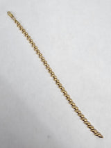 5MM Polished San Marco Gold Link Chain Bracelet 14k Yellow Gold