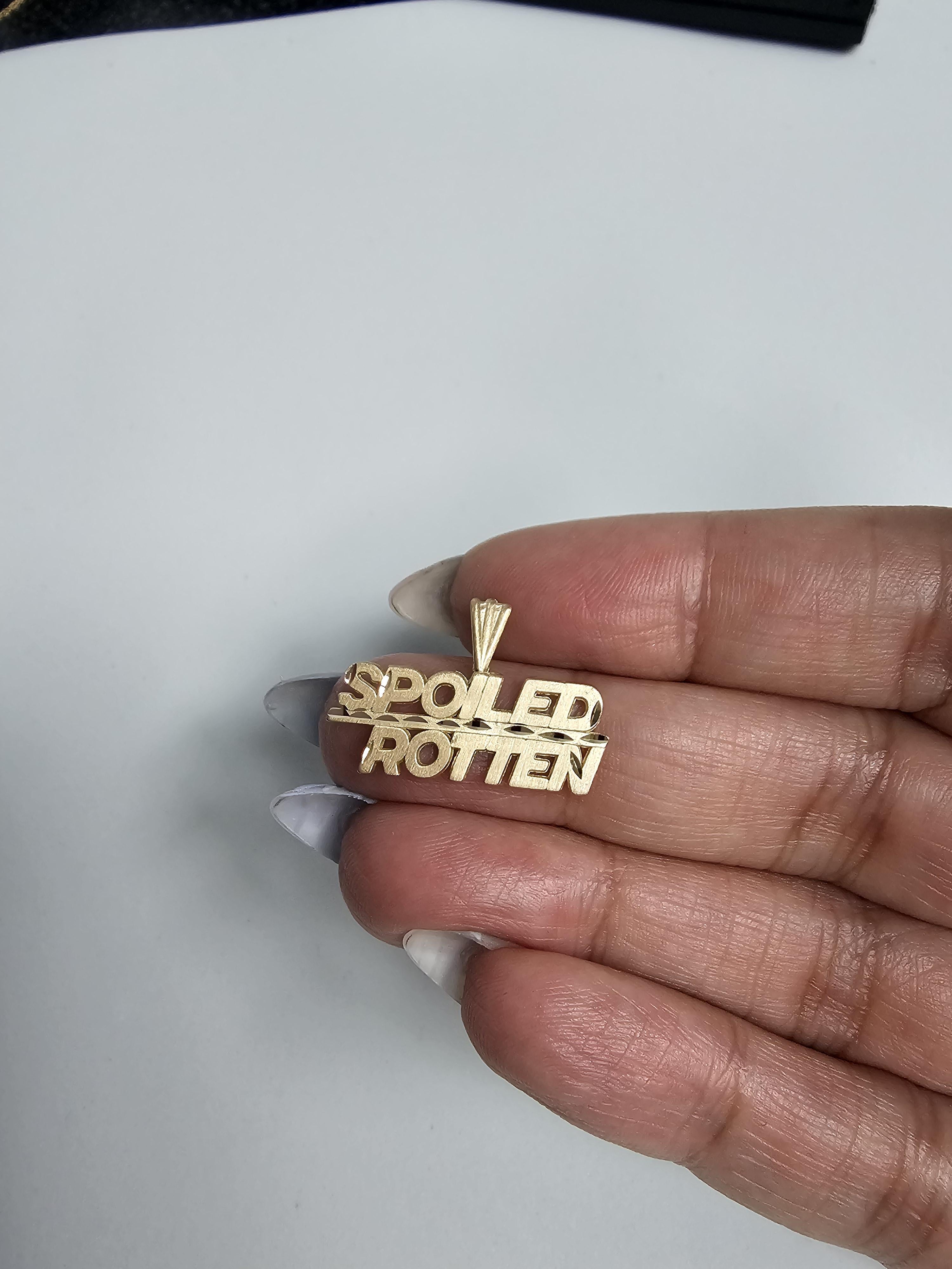 Spoiled Rotten with Diamond Cuts Necklace