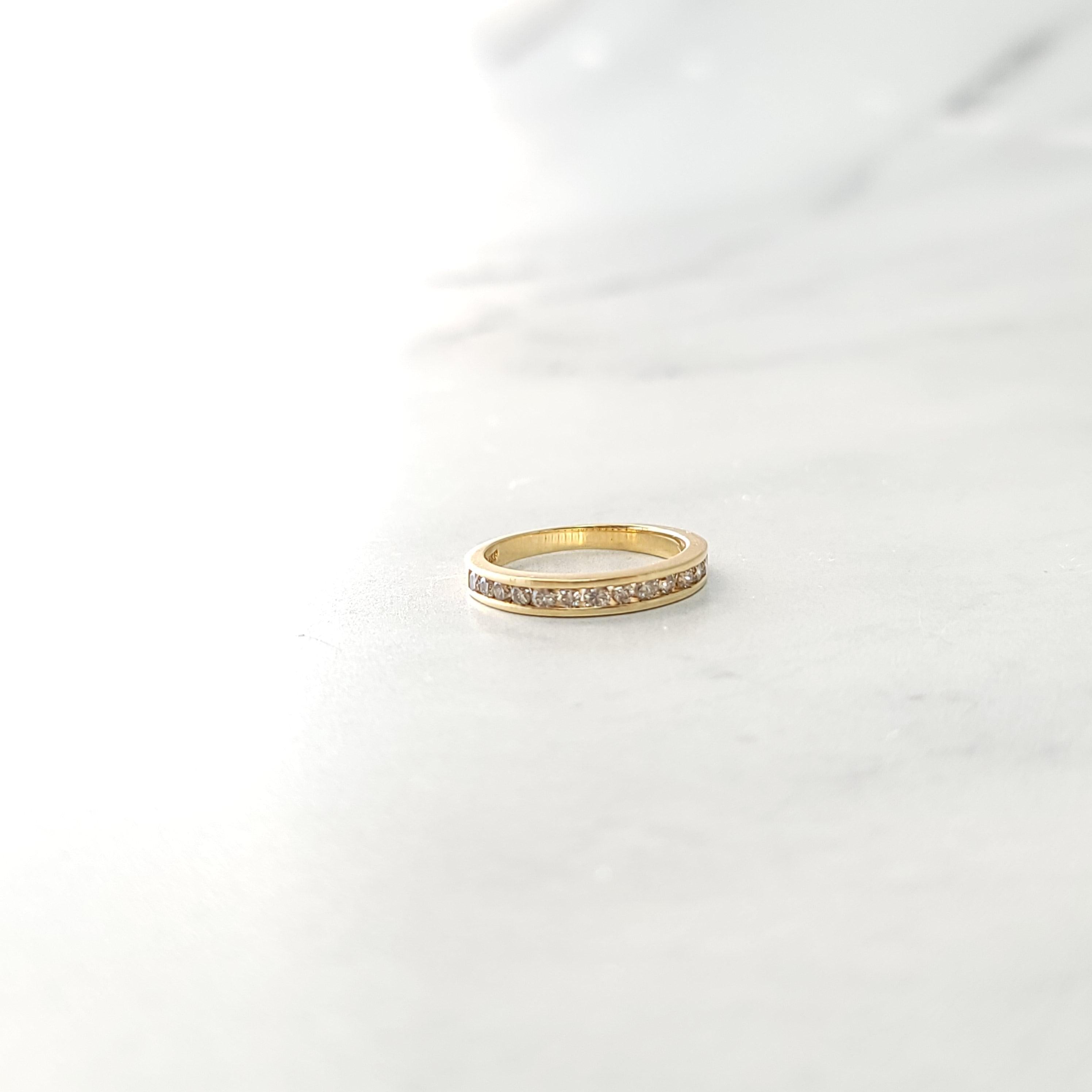 3MM Half Carat Round Diamond Wedding Band