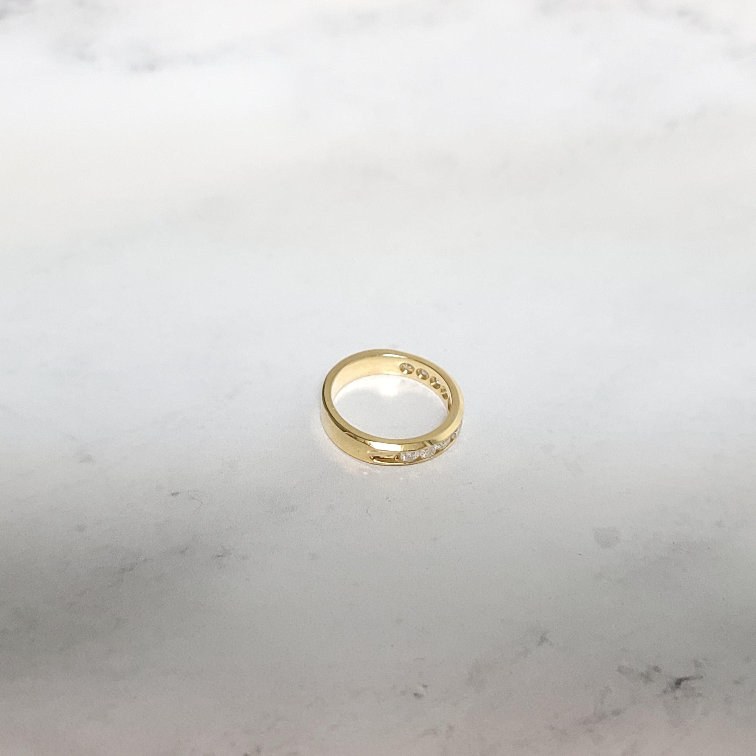 4MM One Carat Diamond Wedding Band