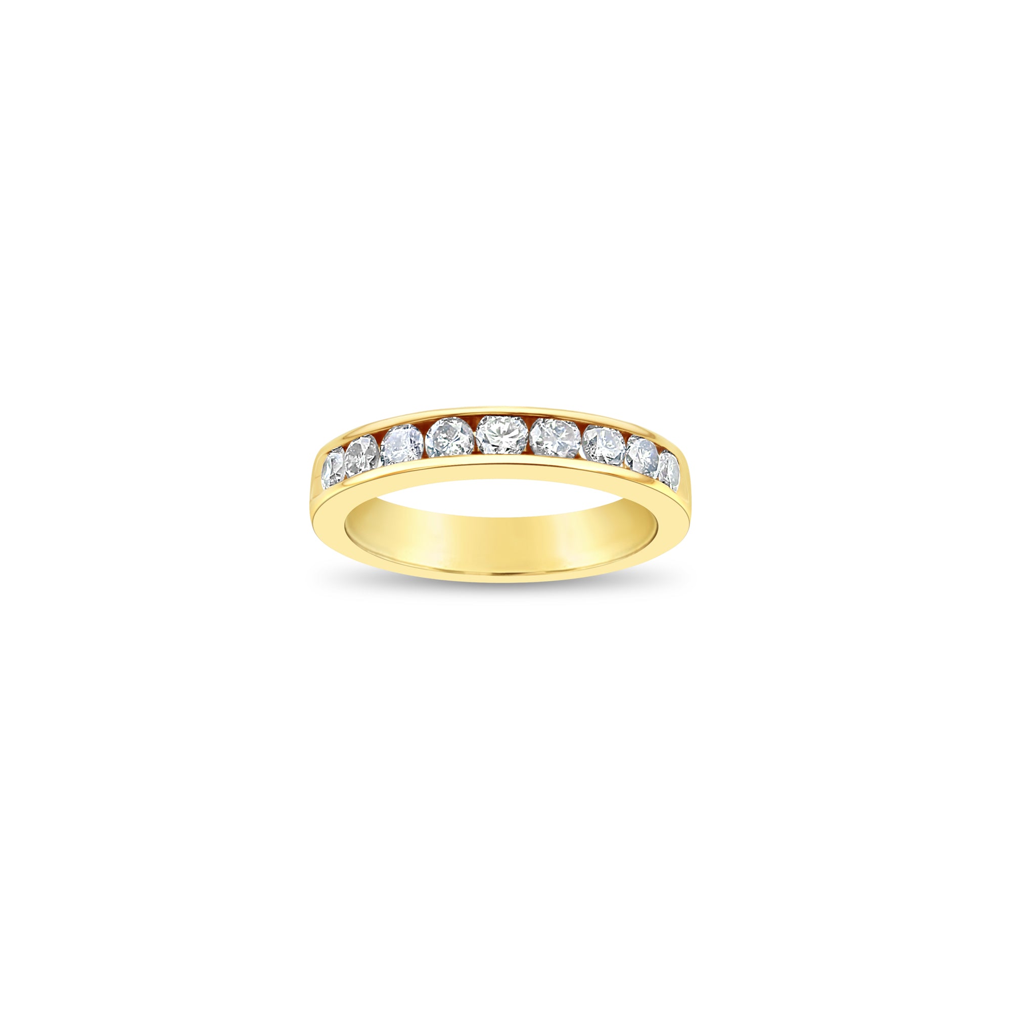 Three Quarter Diamond Wedding Band 3.5MM