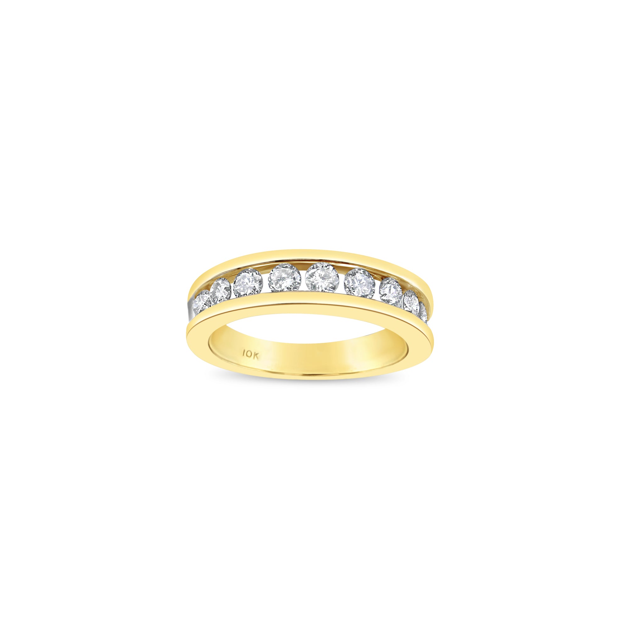 5MM Channel Set Diamond Wedding Band