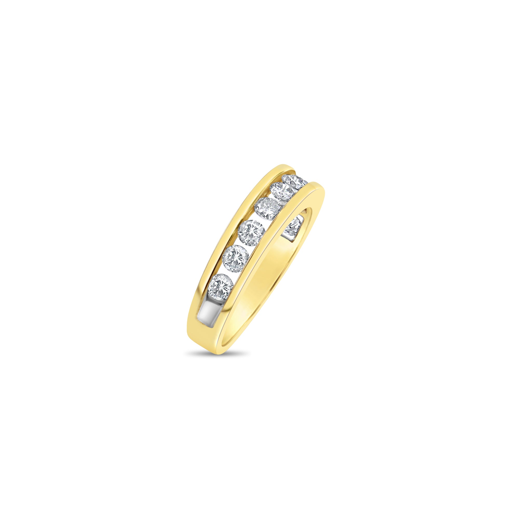 5MM Channel Set Diamond Wedding Band