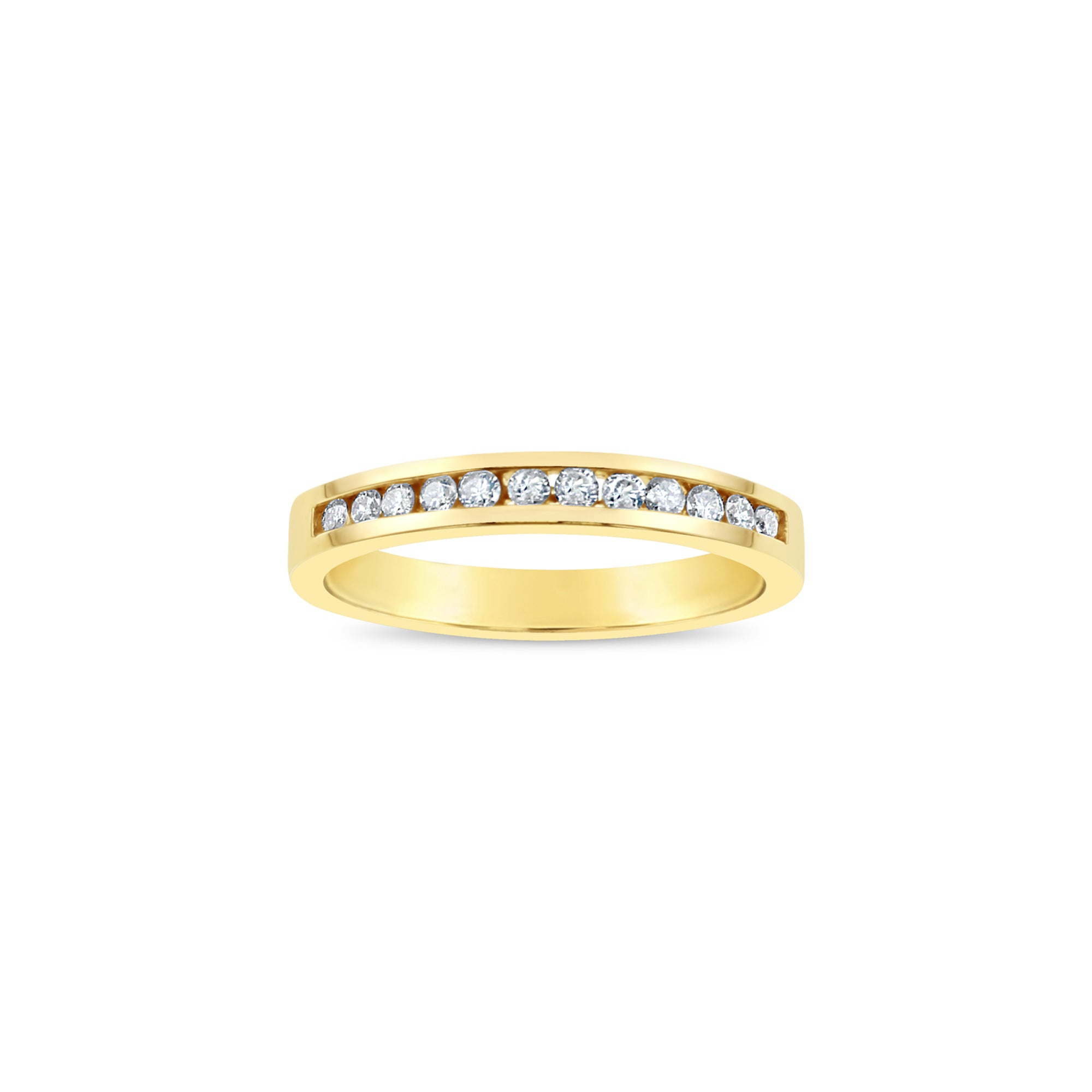 One Third Carat Channel Set Diamond Band