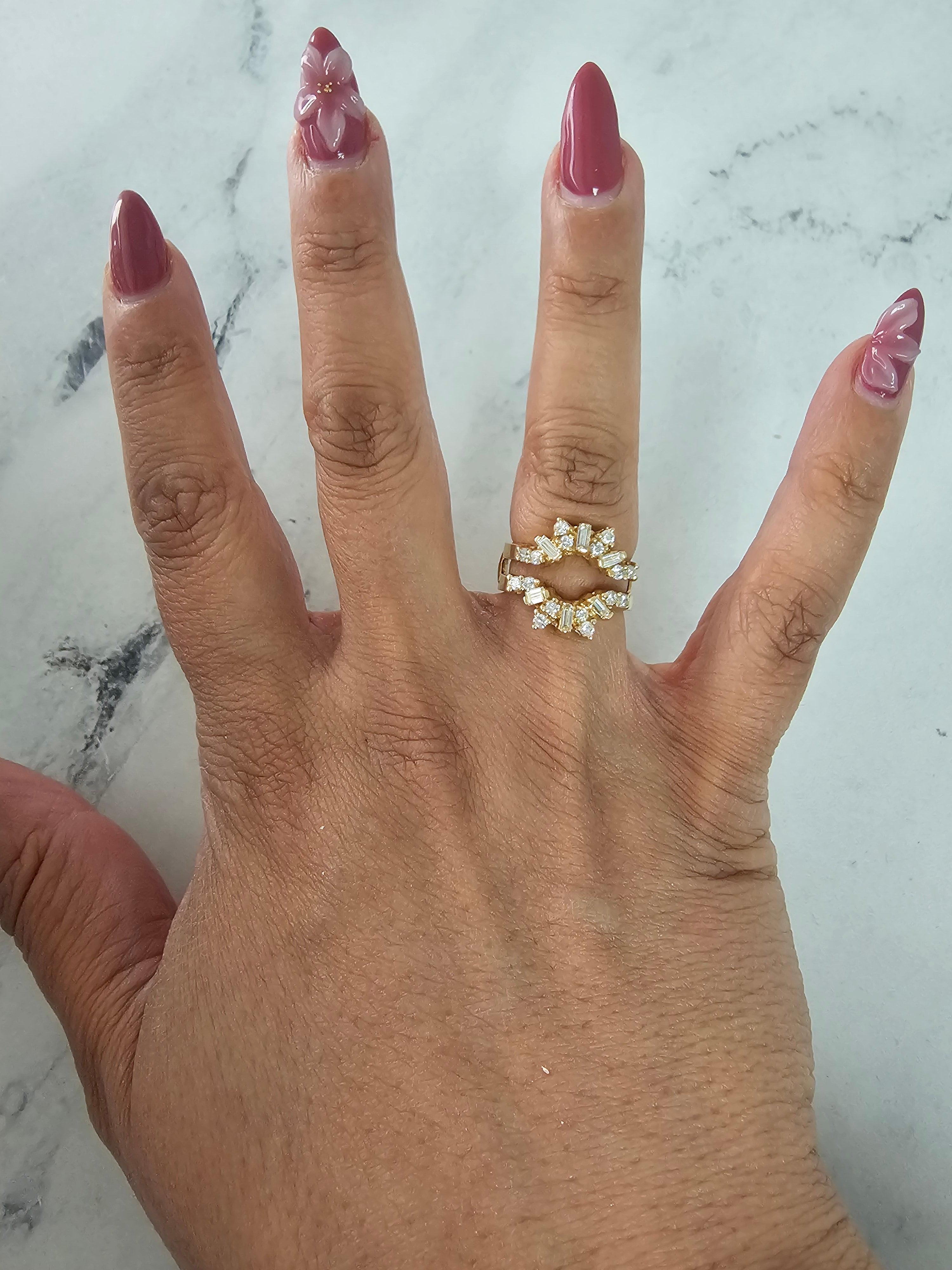 Baguette Diamond Ring Guard