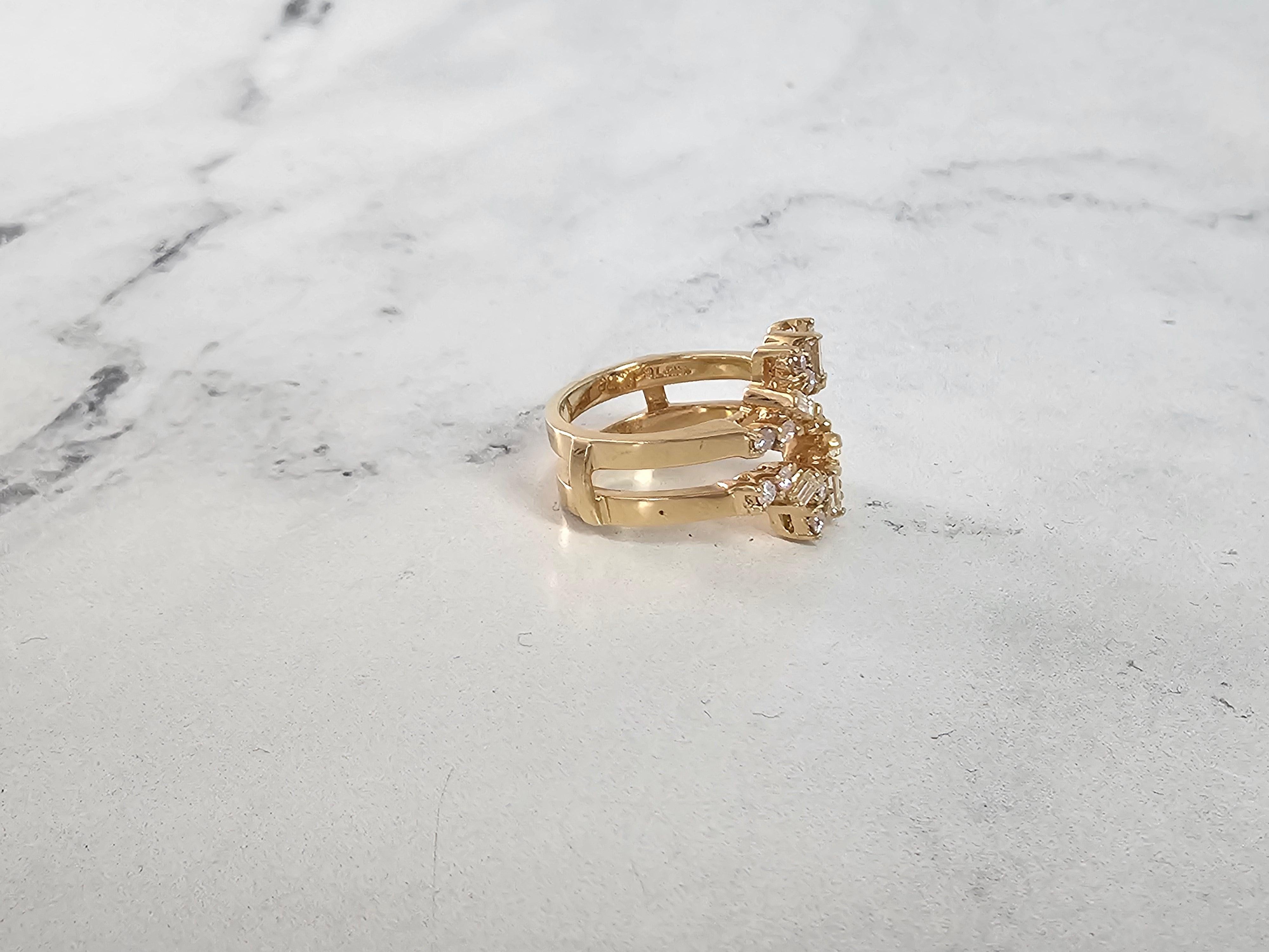 Baguette Diamond Ring Guard