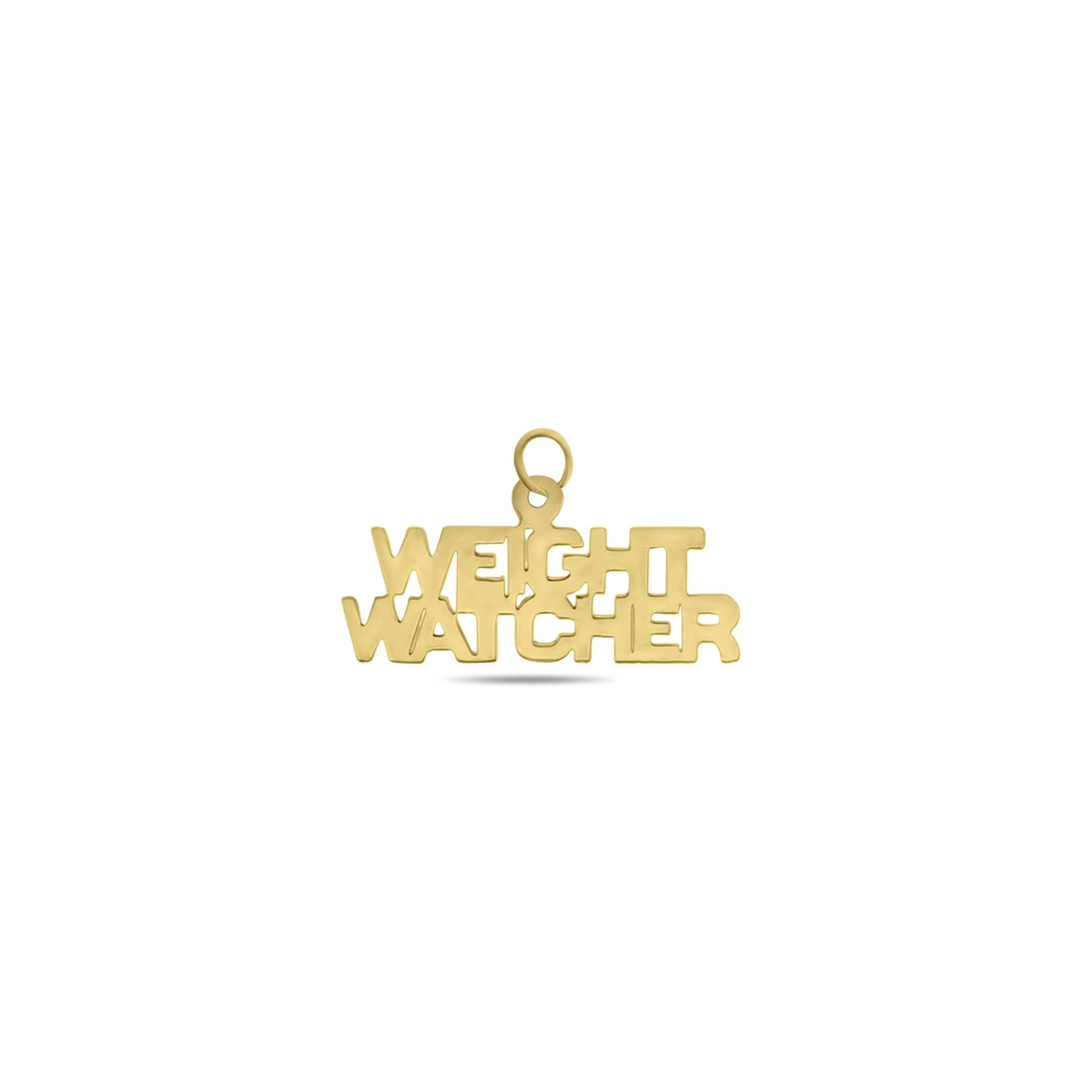 Dije de oro de 14 quilates Weight Watchers