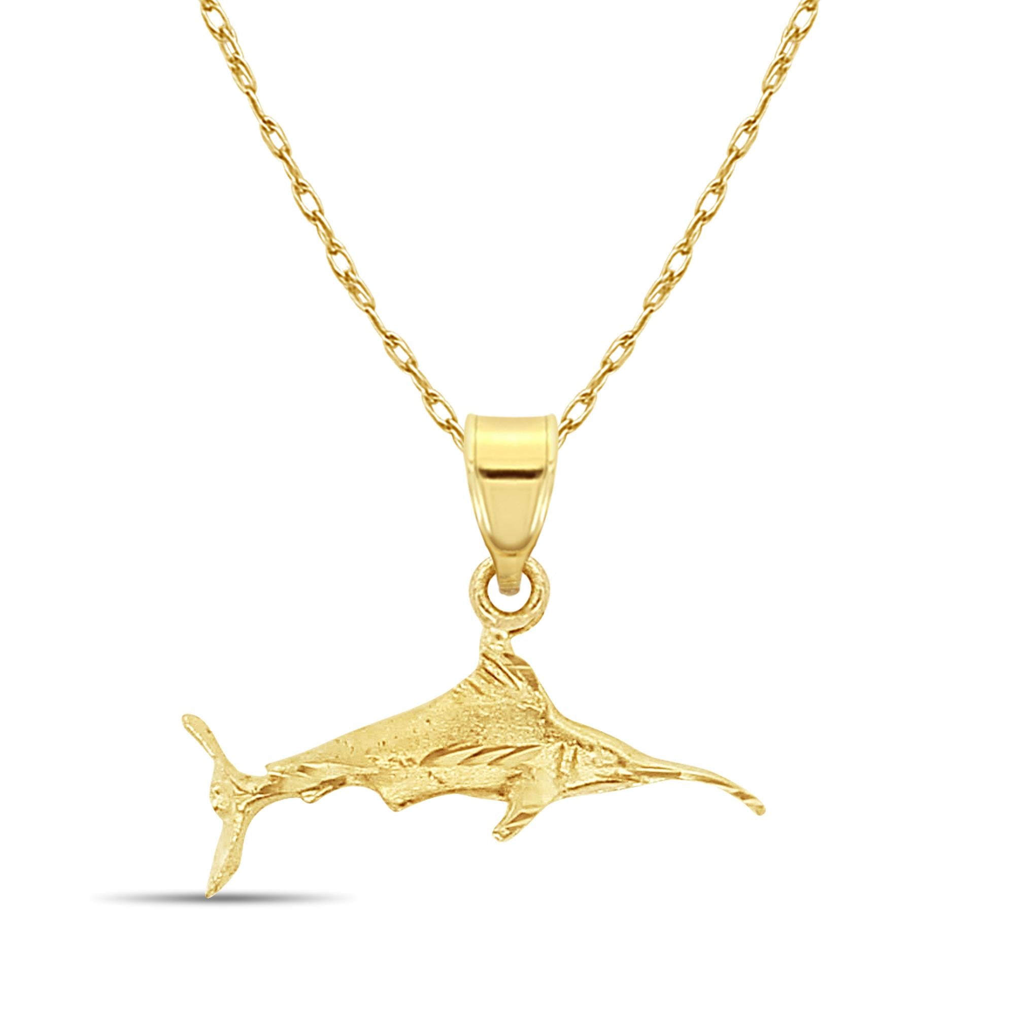 Marlin Charm Necklace