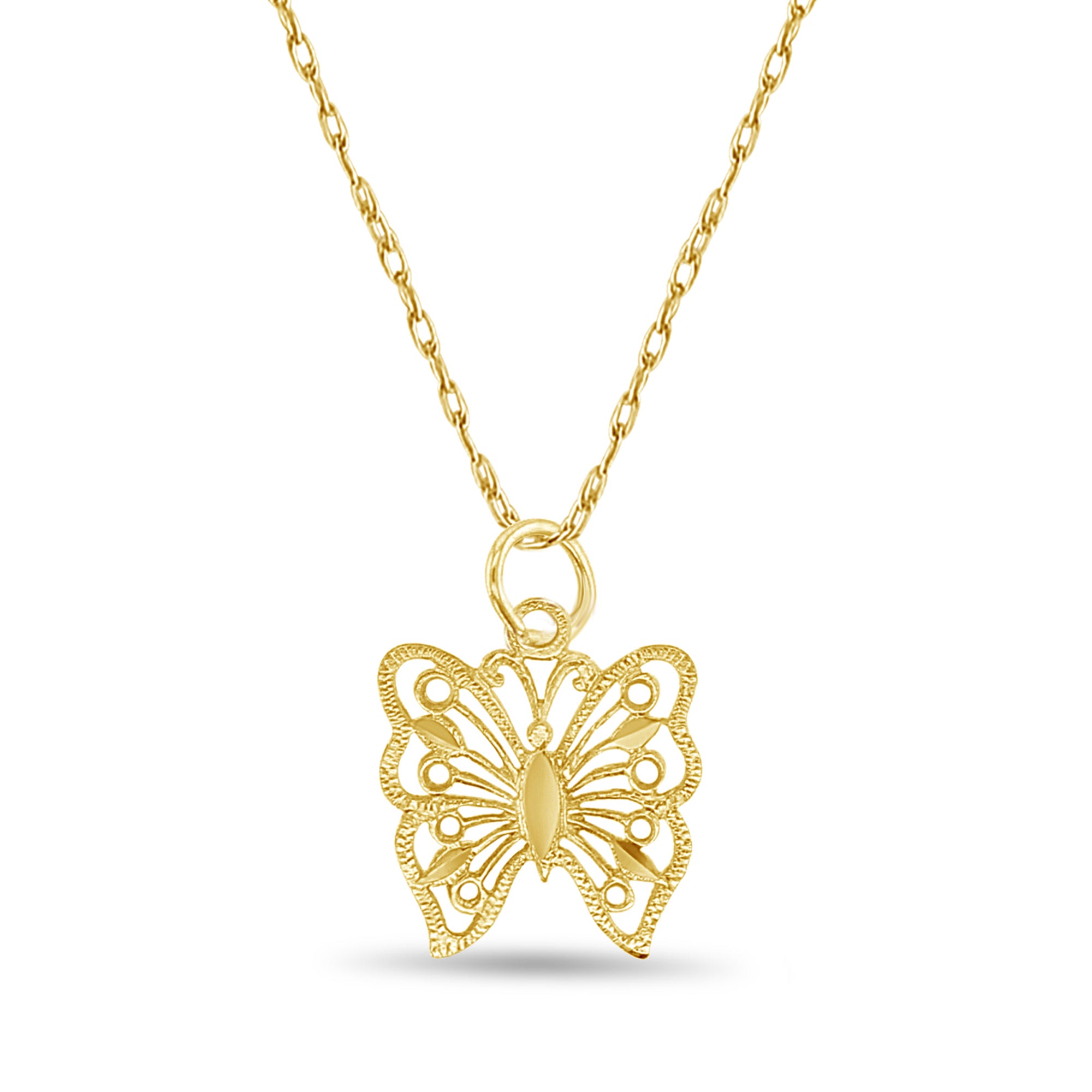 Collier Papillon en Dentelle