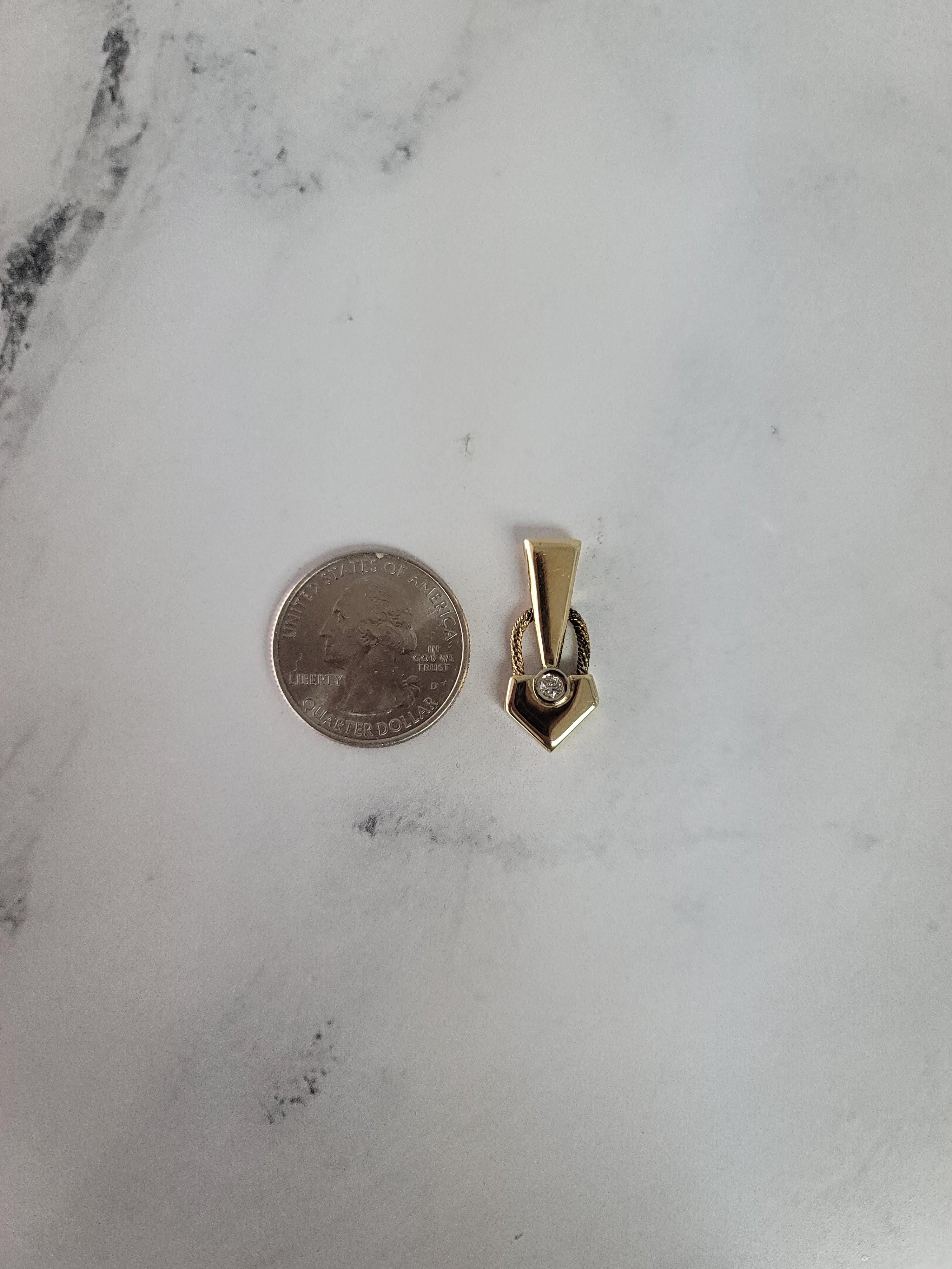 Lock Shaped Diamond Necklace