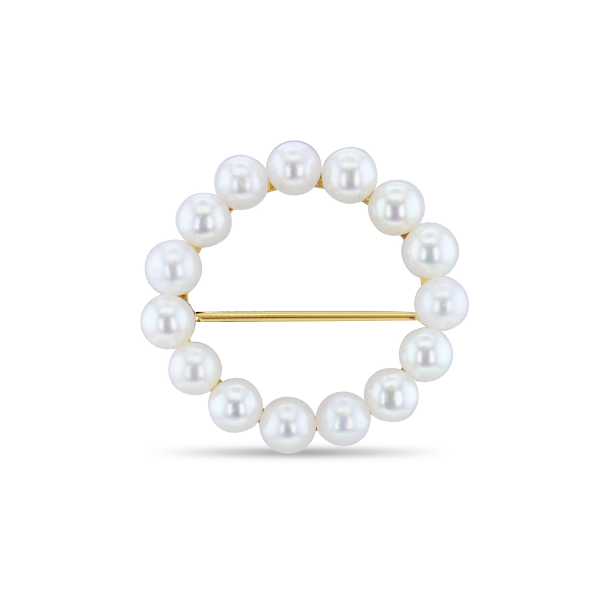 3MM Cultured Pearl Brooch