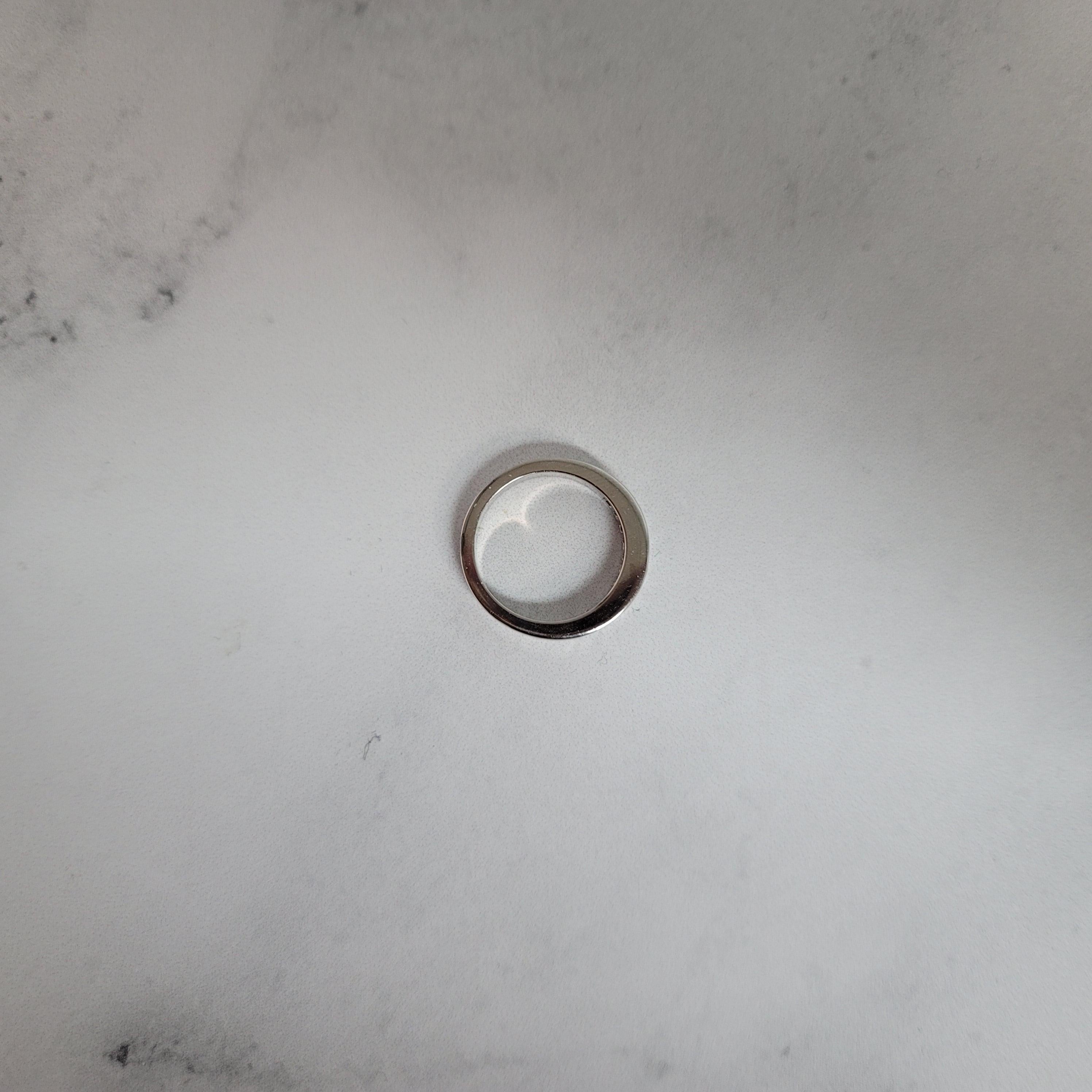 Princess Cut Diamond Wedding Band .60cttw 14k White Gold