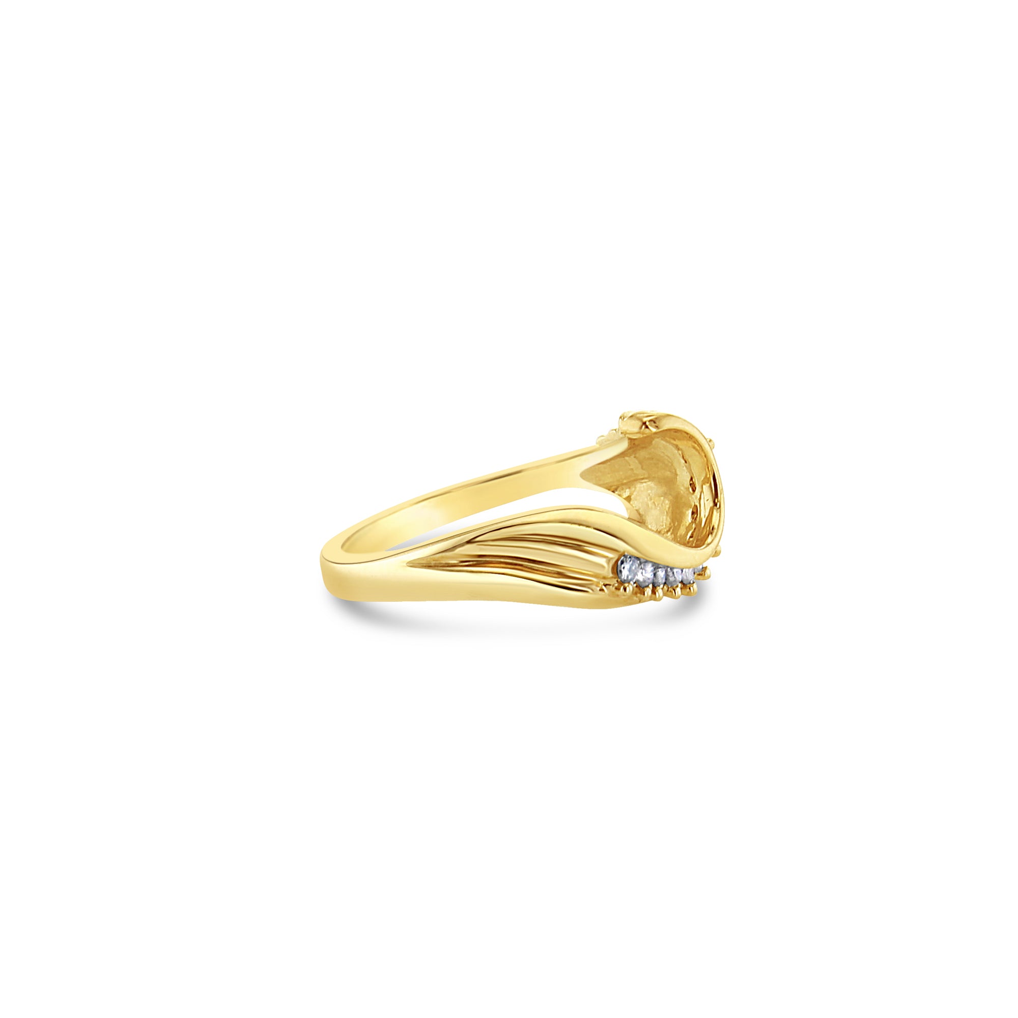 Diamond Ring Wrap/Enhancer .15cttw 14k Yellow Gold