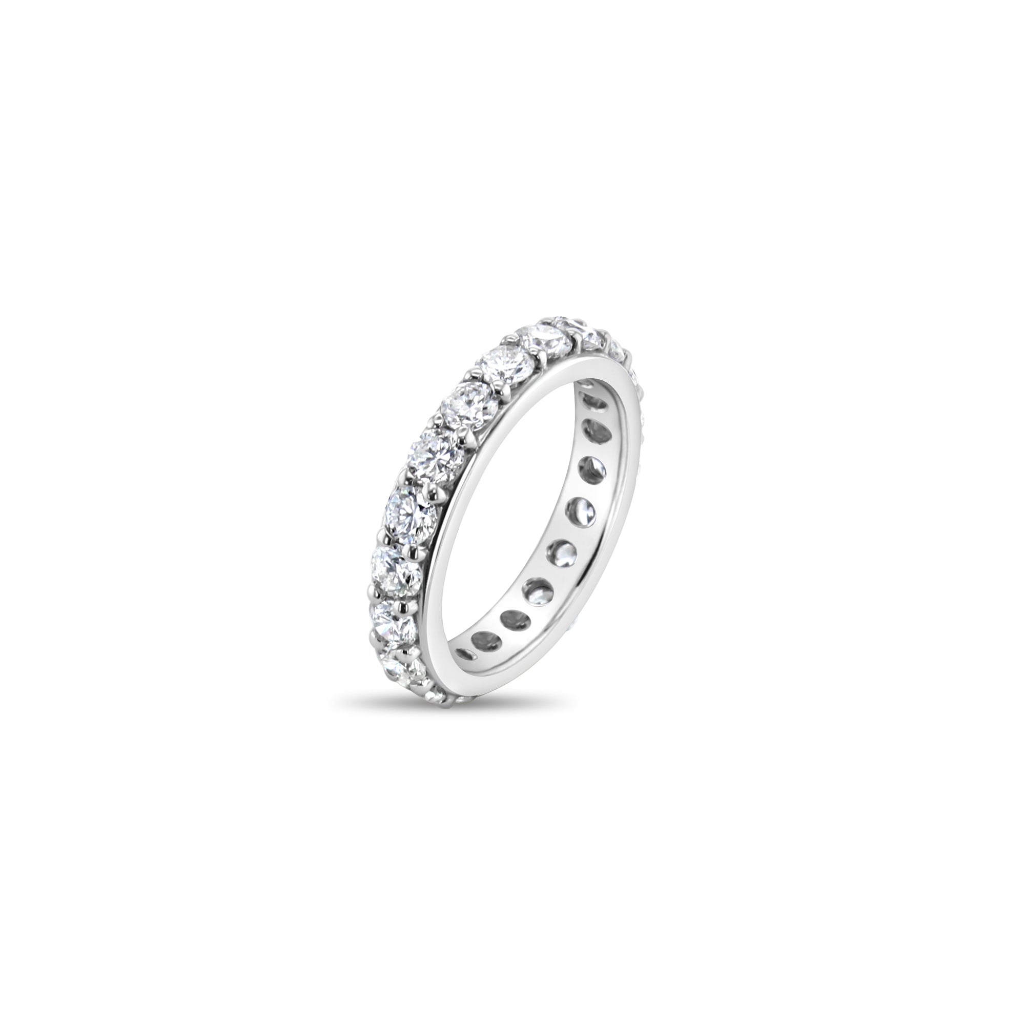 Three Carat Diamond Eternity Wedding Band