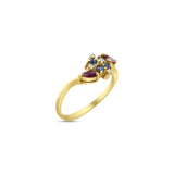 Multi-Stone Sapphire & Ruby Ring