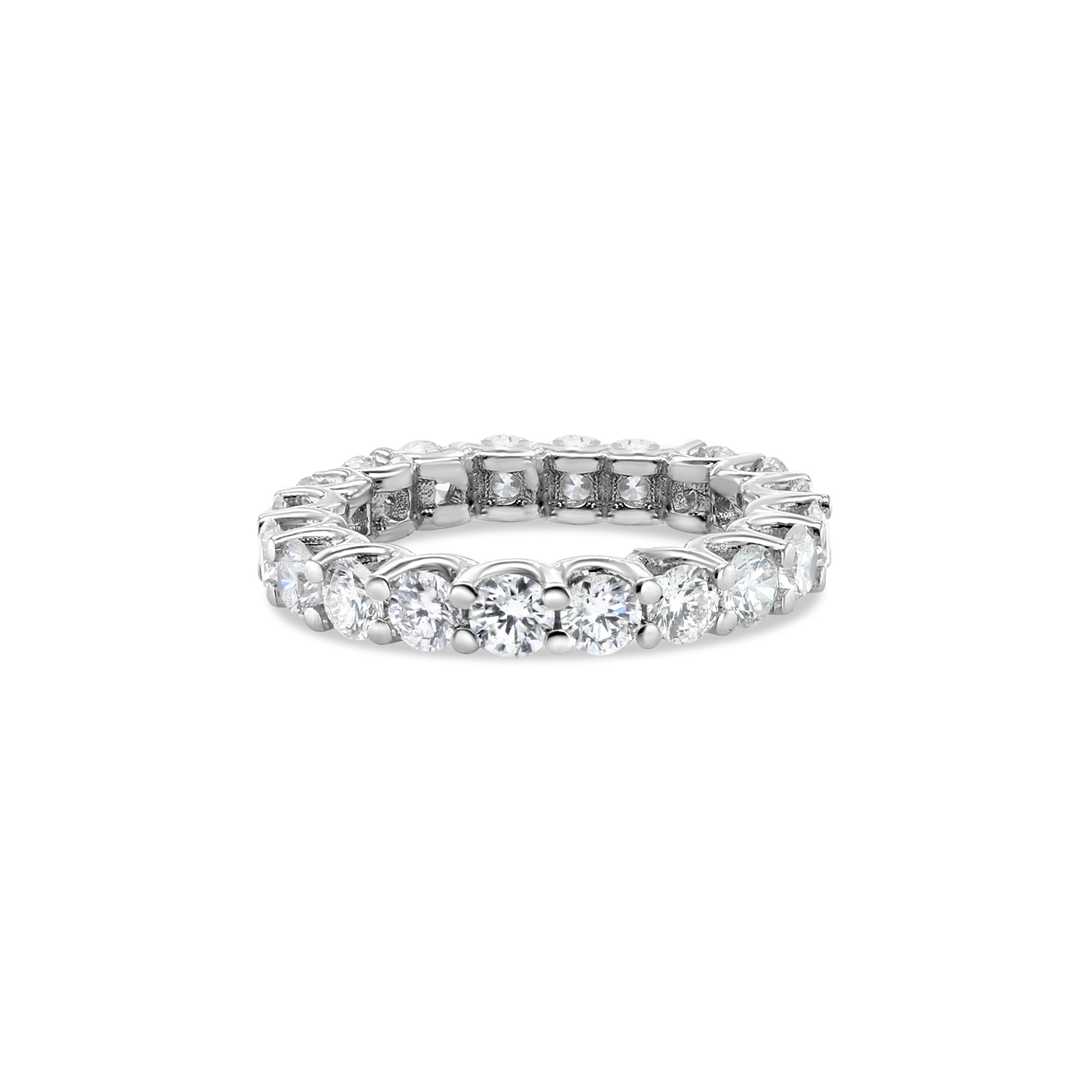 Diamond Eternity Band 14k White Gold