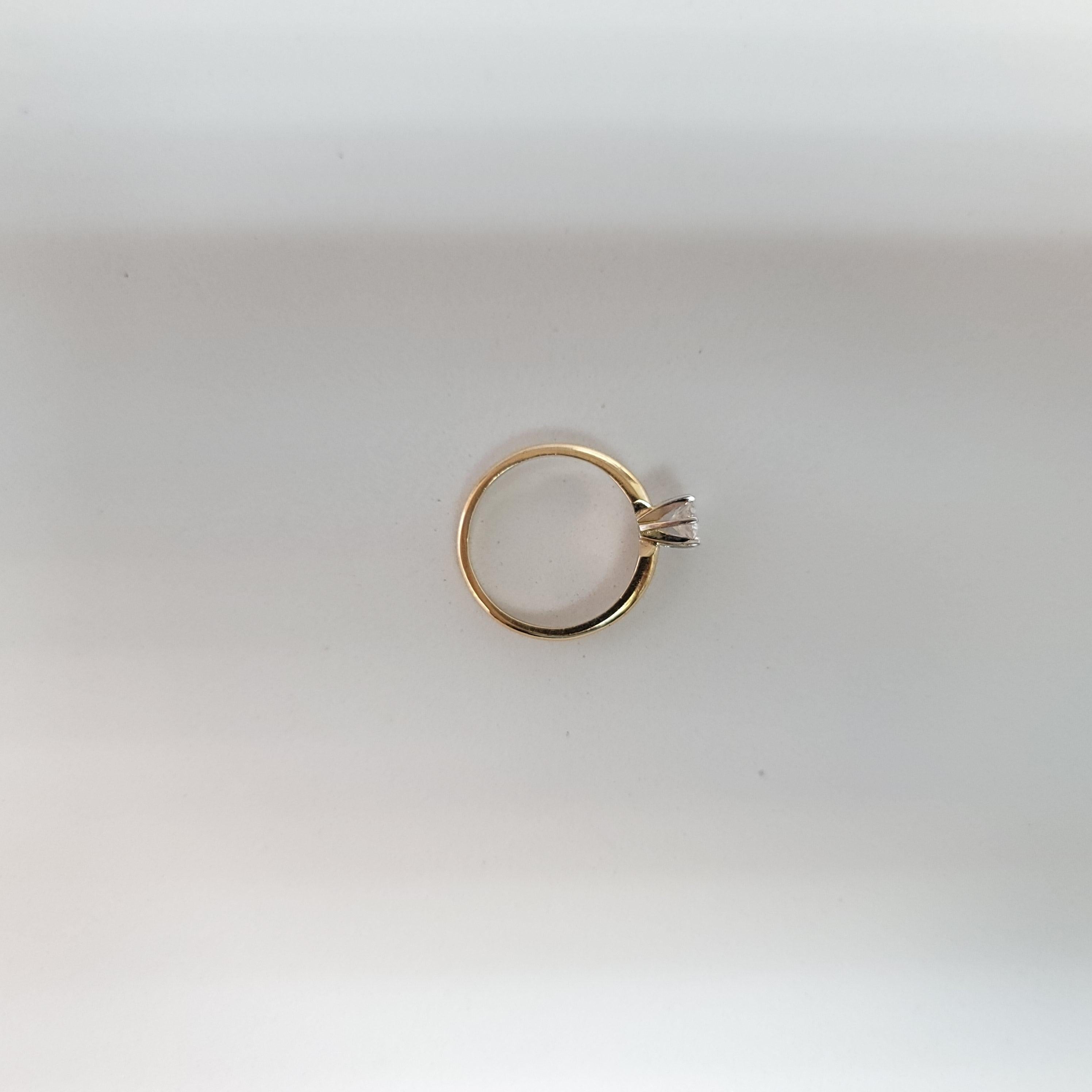 Round Solitaire Diamond Engagement Ring