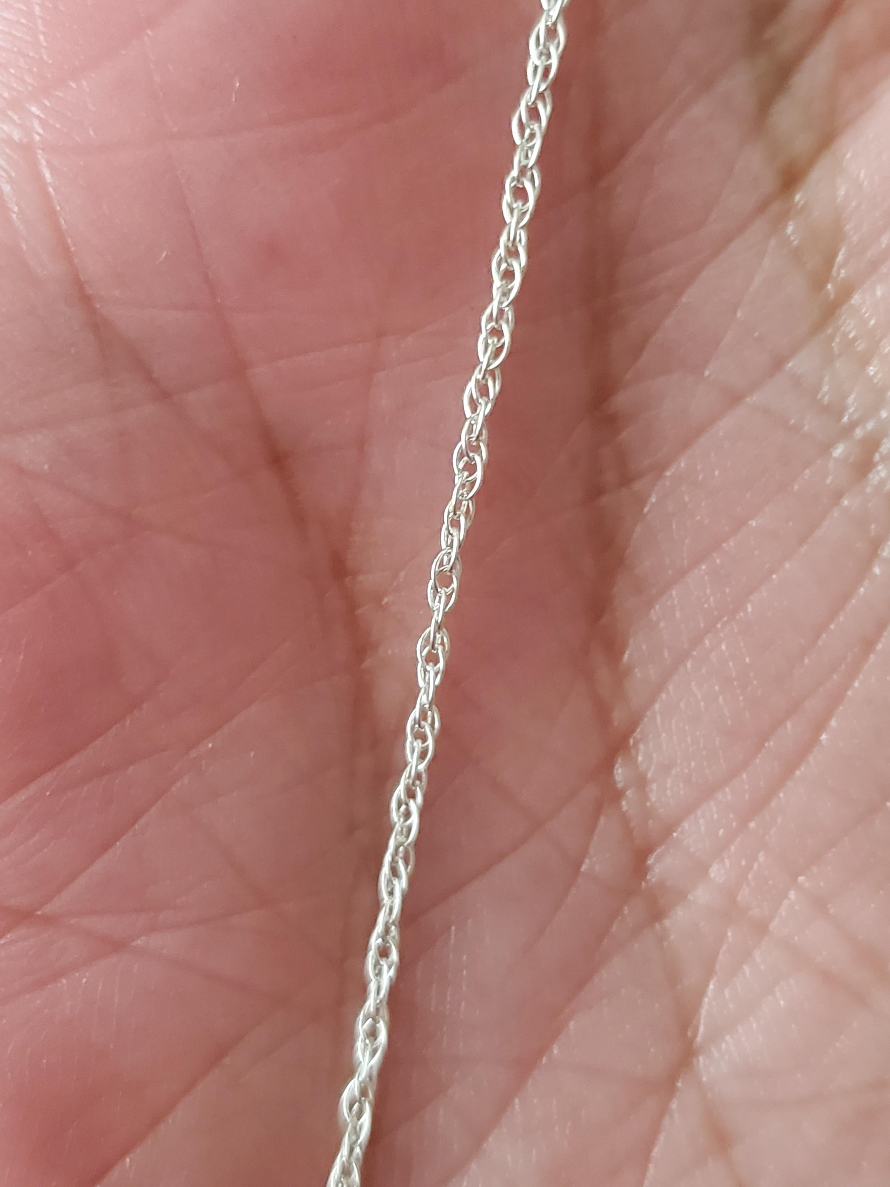 Sterling Silver Add A Bead Chain Threader Necklace - 7" 18" 20" 24" 27"