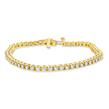 3 CT. Diamond Tennis Bracelet 14k Yellow Gold