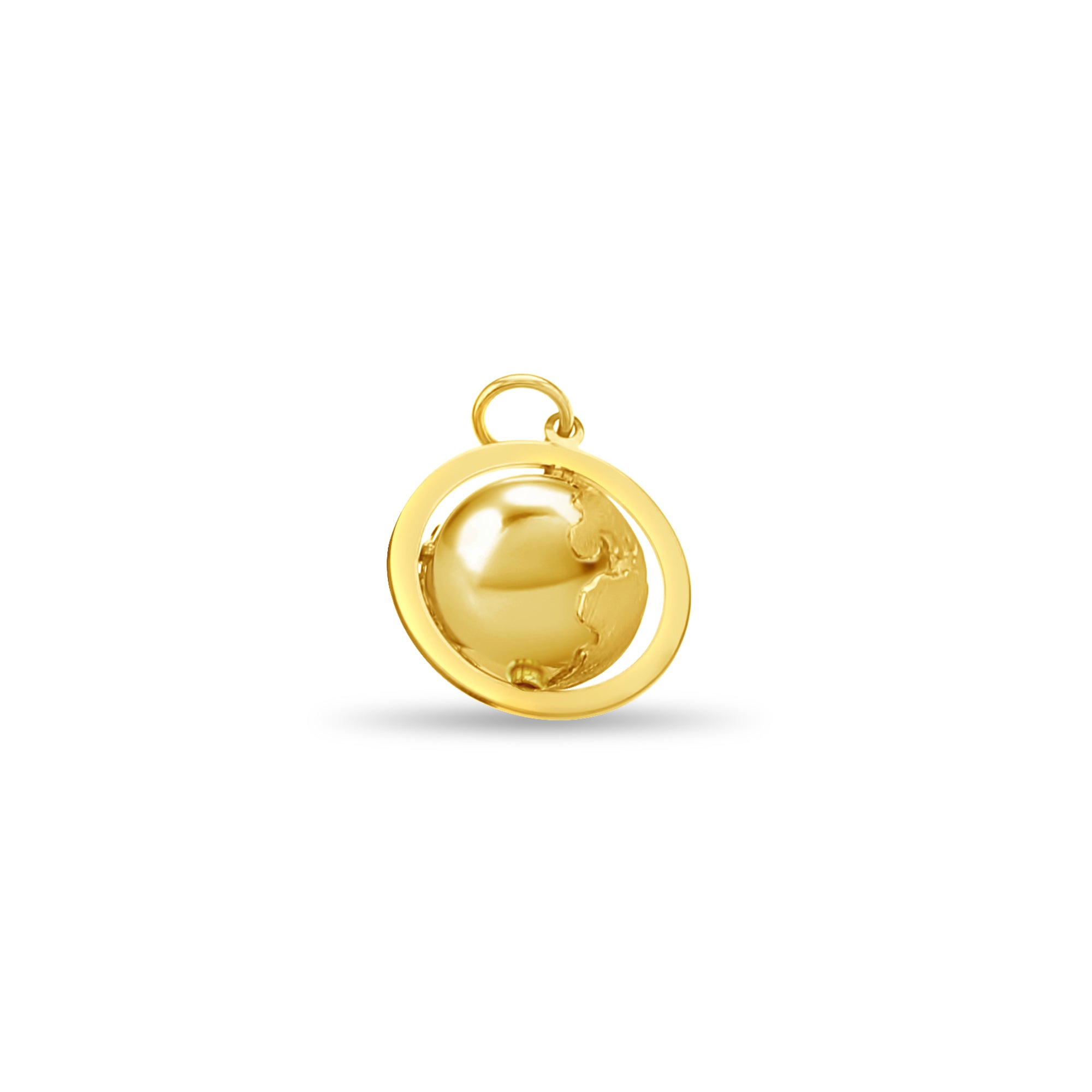 Necklace Charm In Golden Globe | Saule Label | Wolf & Badger