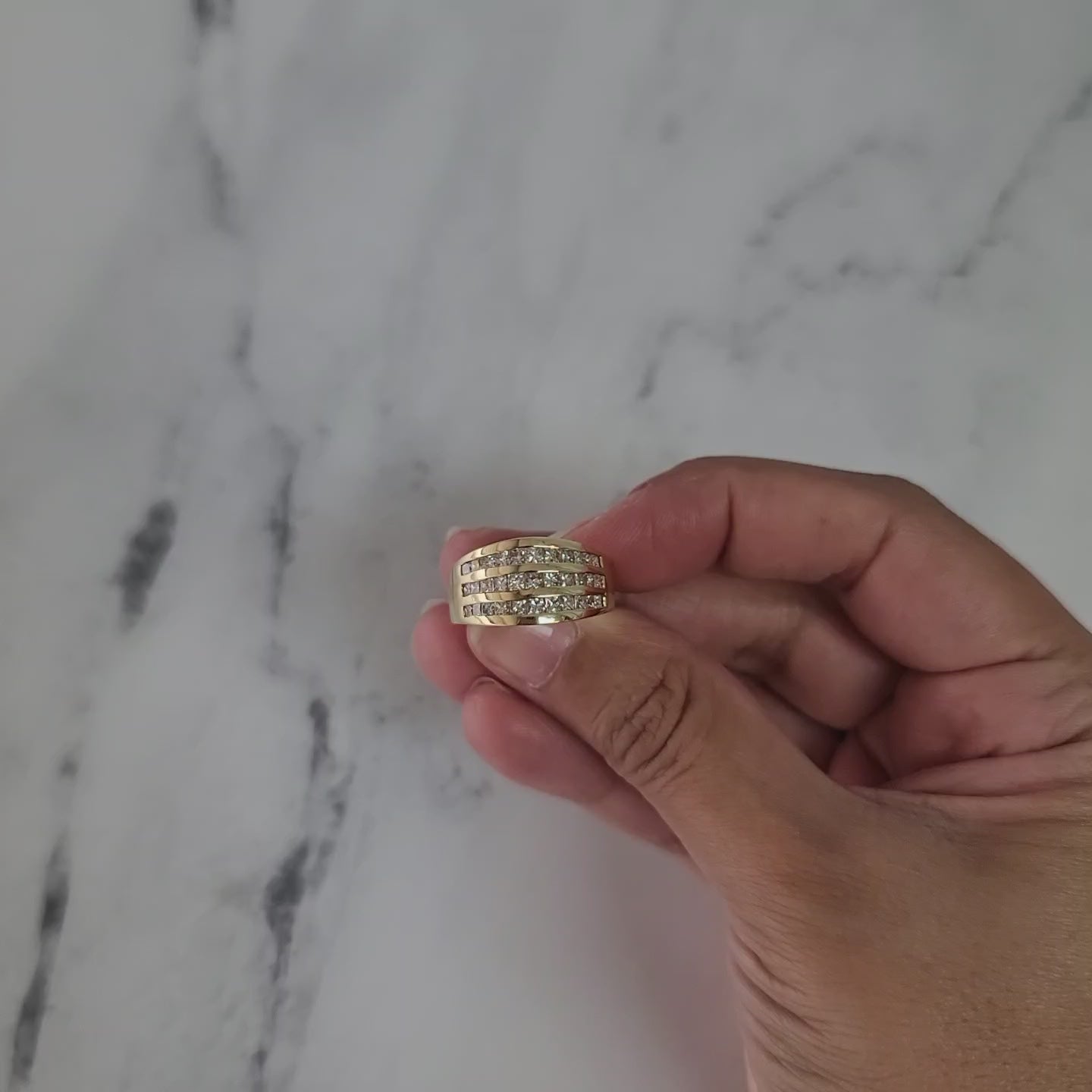 2 Carat Princess Cut Diamond Cocktail Ring