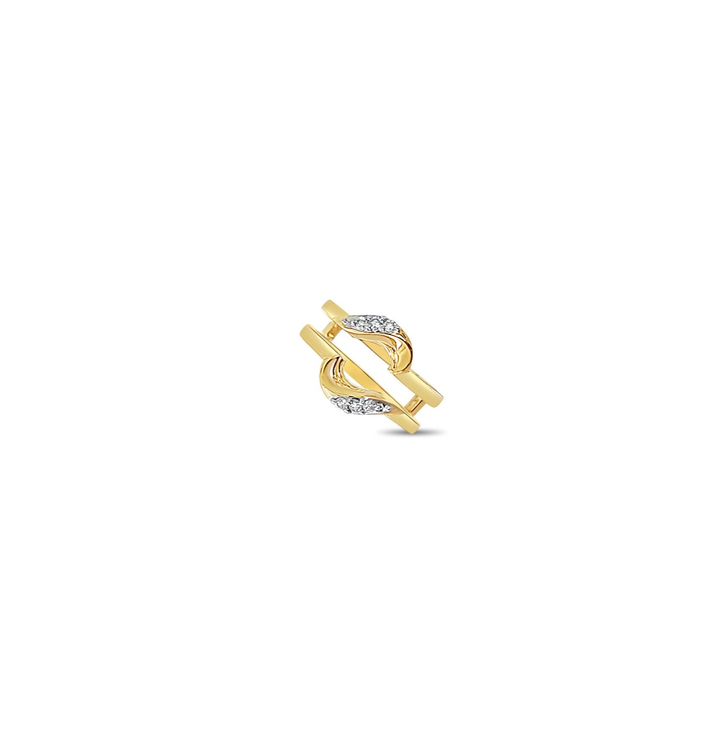 PAVE Diamond Ring Guard Enhancer