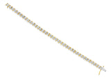 S Style Diamond Bracelet 2.00cttw 14k Yellow Gold