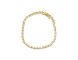 S Style Diamond Bracelet 2.00cttw 14k Yellow Gold