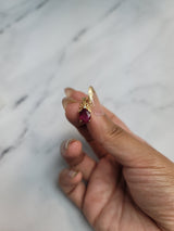 Genuine Oval Ruby Necklace