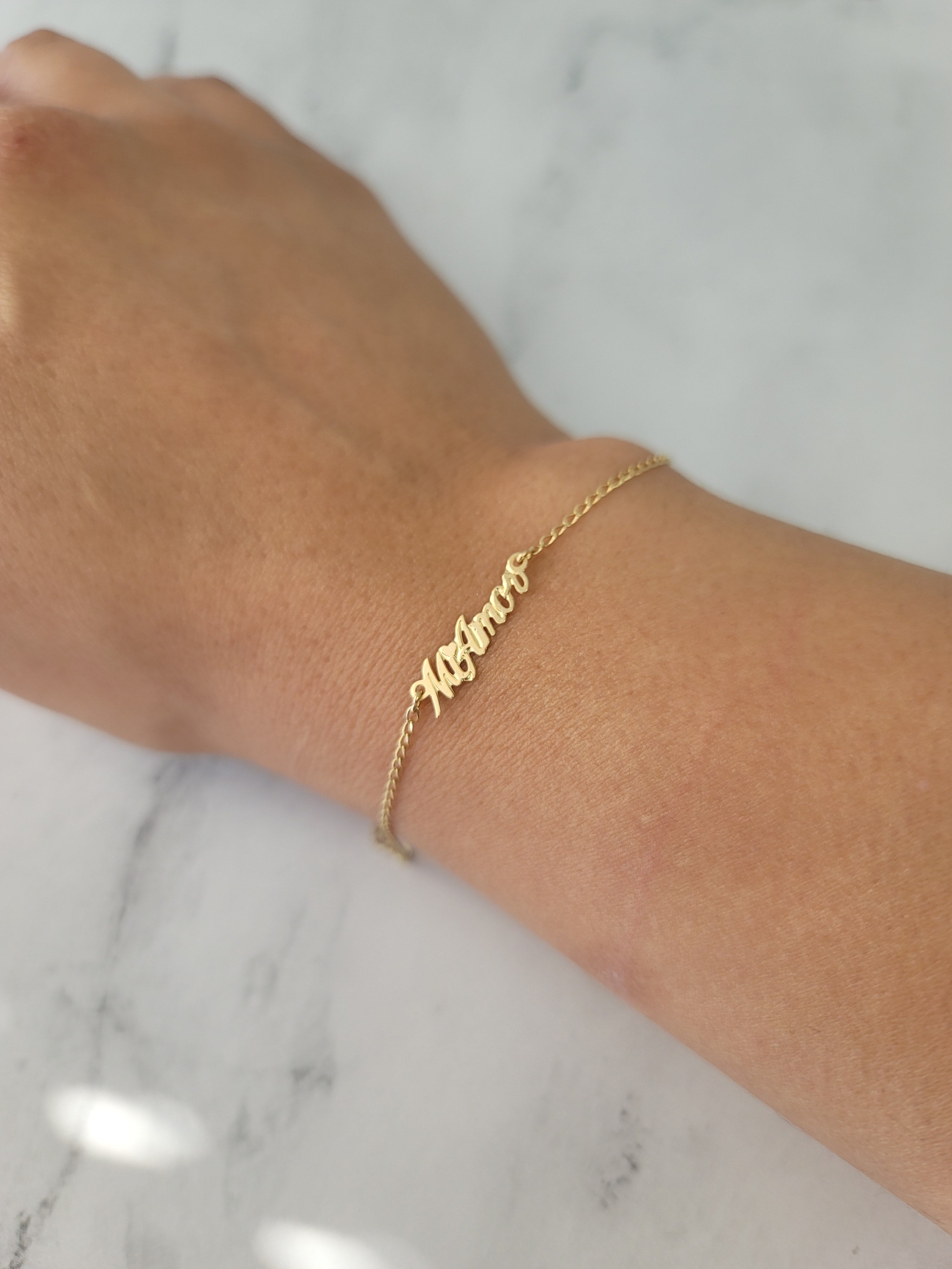 Mi Amor Gold Anklet 14k Yellow Gold