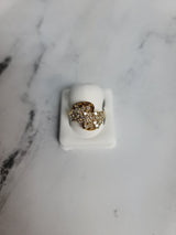Cluster Diamond Cocktail Ring 1.00cttw 14K Yellow Gold